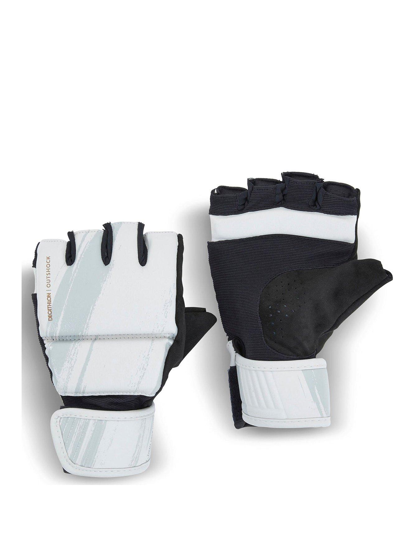  image of decathlon-cardio-boxing-mitts-100-white