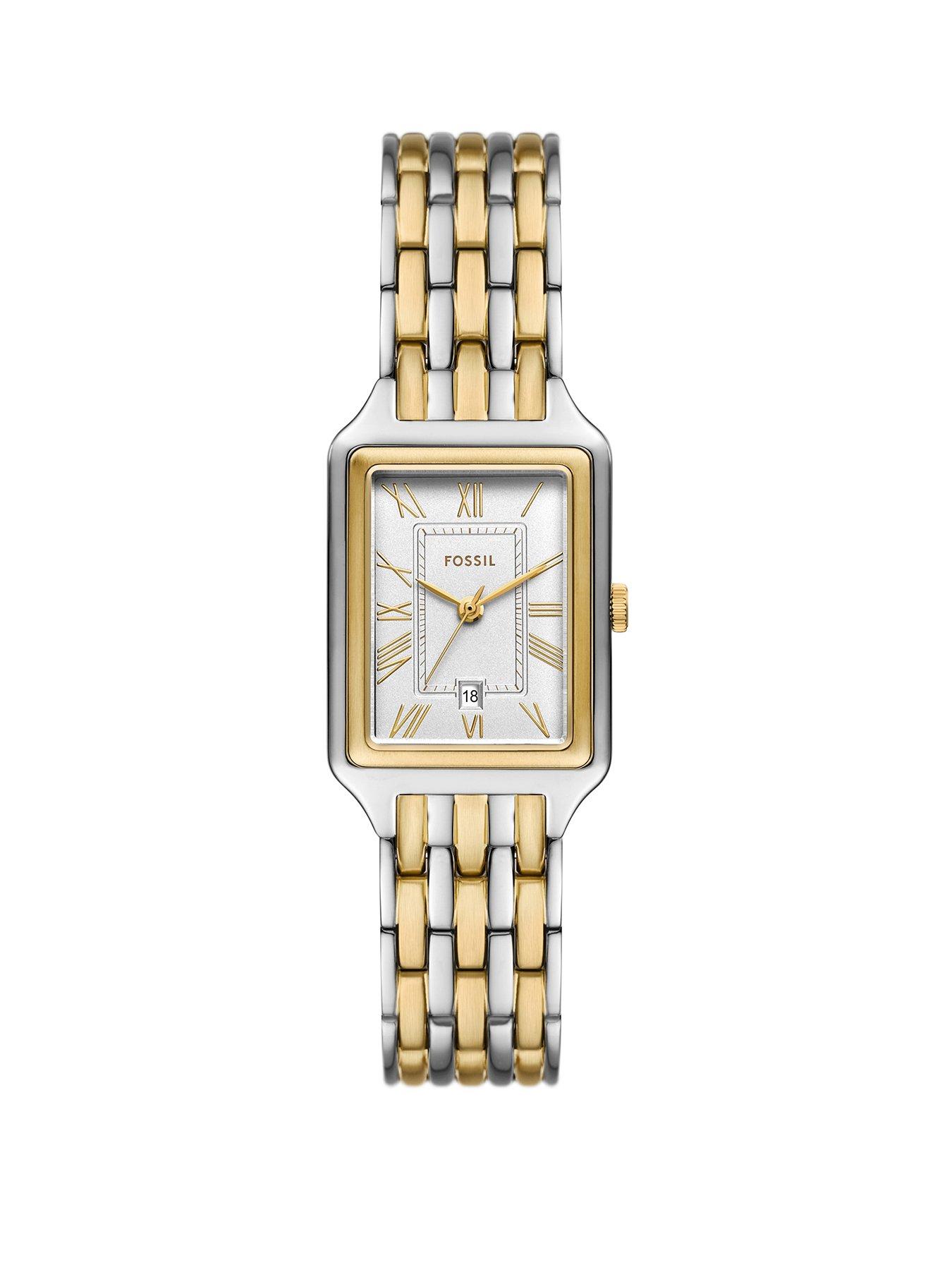 Fossil Raquel Three-Hand Date Two-Tone Watch