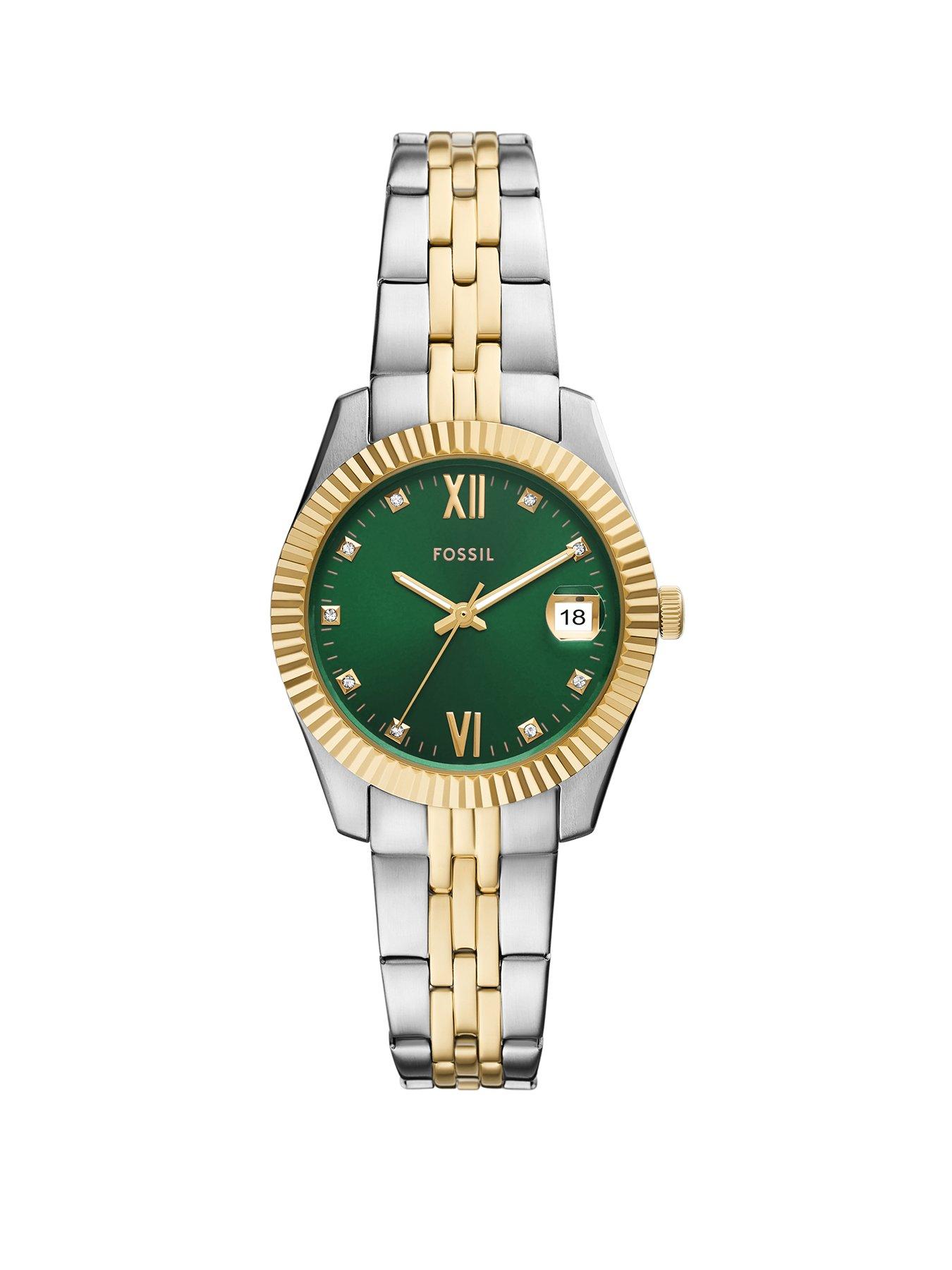 Image 1 of 3 of Fossil Scarlette Three-Hand Date Two Tone Watch