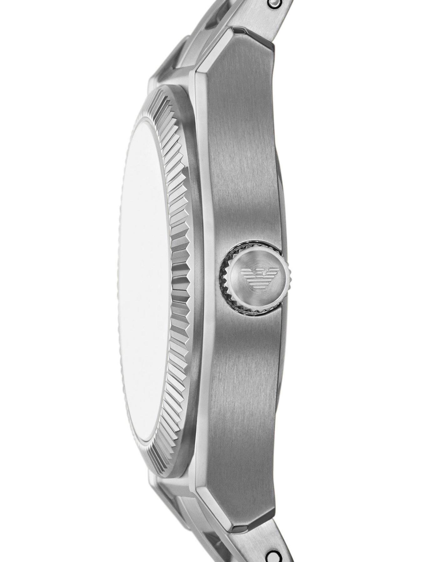 image of emporio-armani-womens-3-hand-date-stainless-steel-watch-ar11658