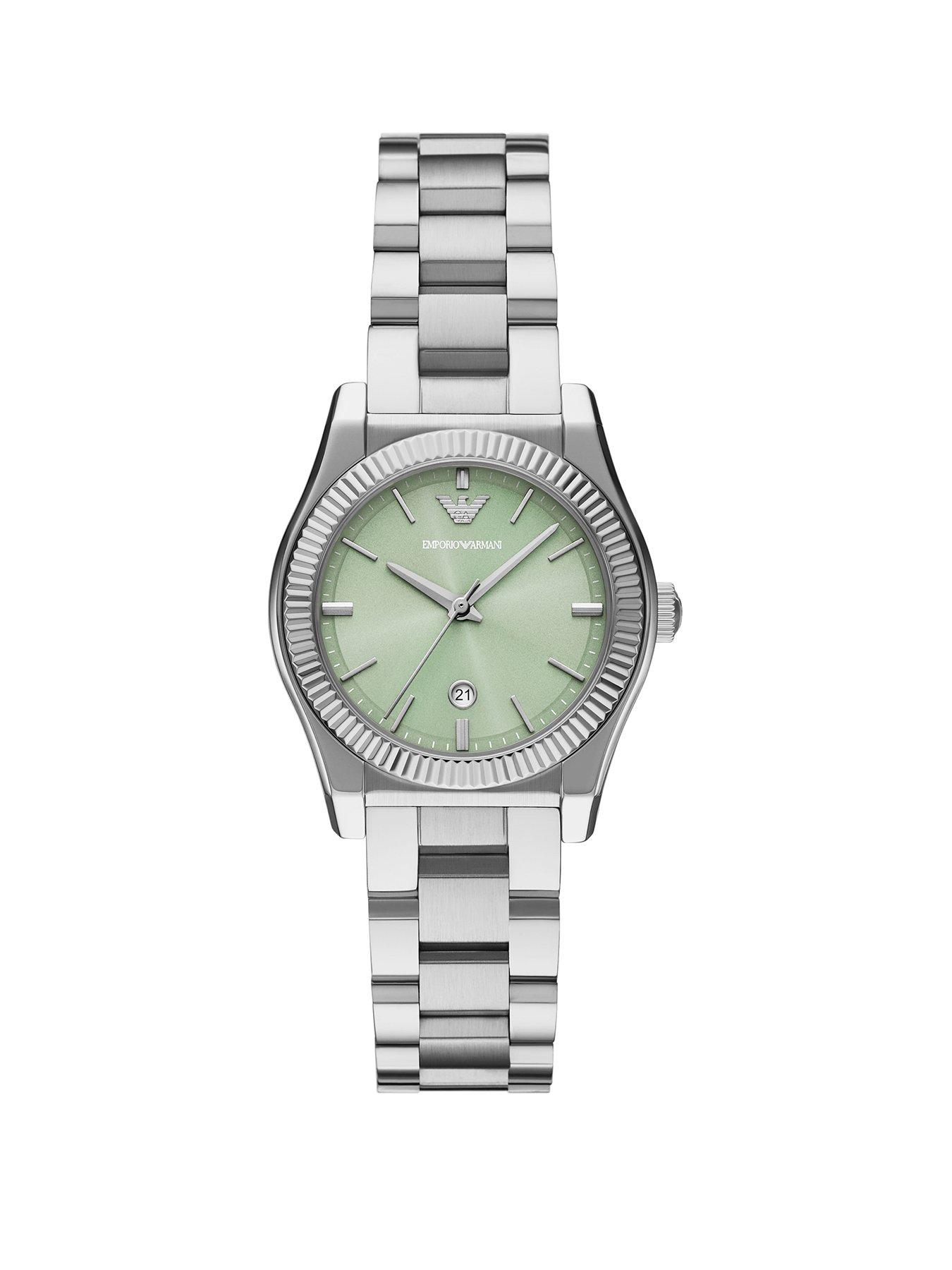 Emporio Armani Women's Three-Hand Date, Stainless Steel Watch, AR11656