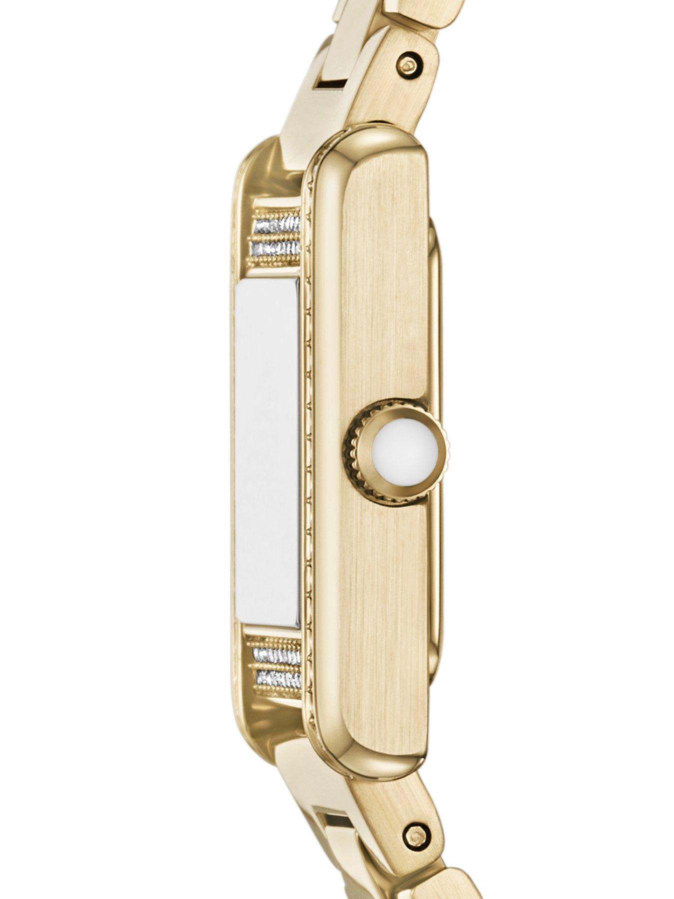  image of emporio-armani-womens-2-hand-gold-tone-stainless-steel-watchnbspar11663