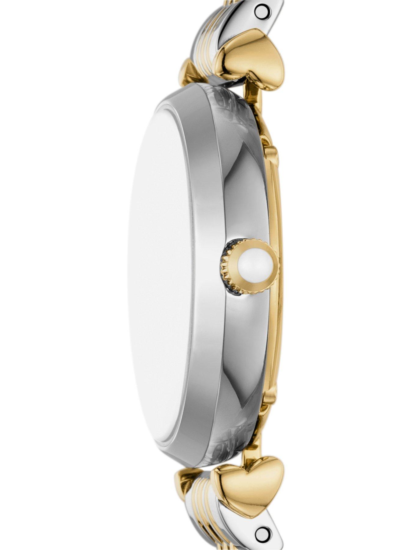  image of emporio-armani-womens-2-hand-2-tone-stainless-steel-watch-and-bracelet-setnbspnbspar80078set