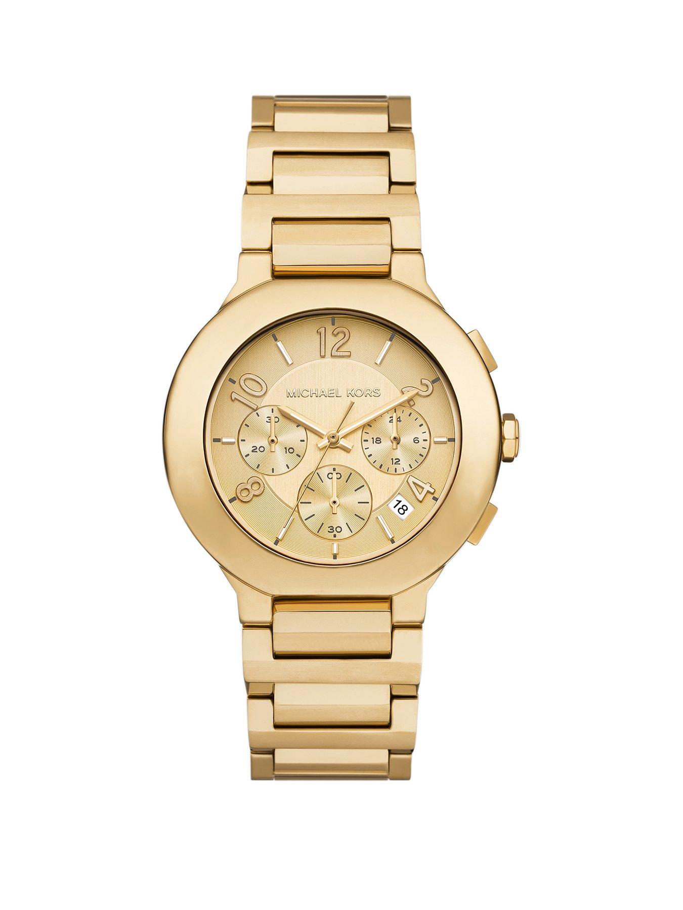 undefined Women's Gramercy Chronograph, Gold-Tone Stainless Steel Watch, MK7520
