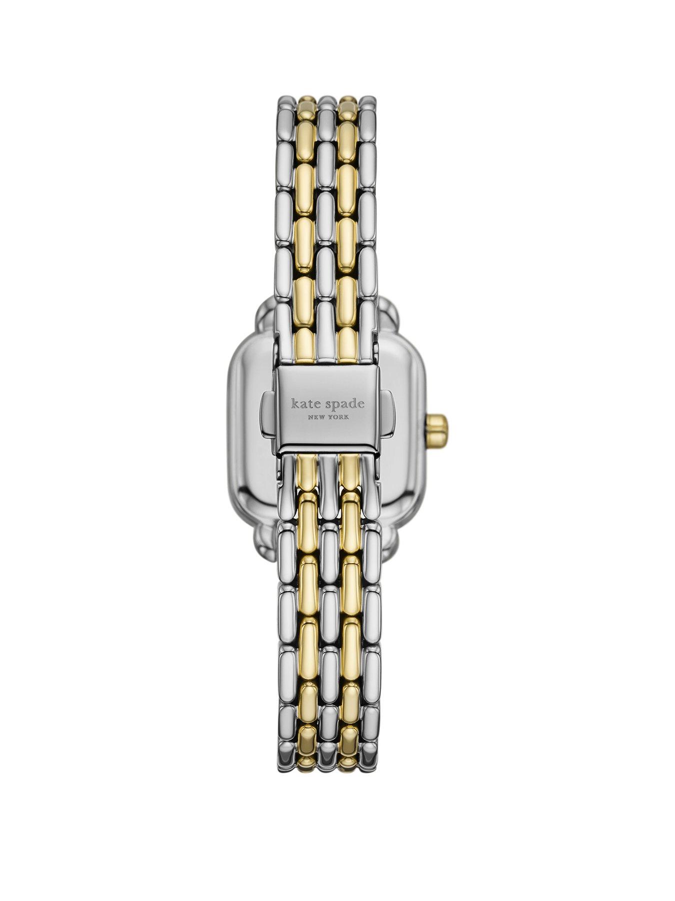 image of kate-spade-new-york-womens-gracie-square-three-hand-stainless-steel-watch-ksw1863