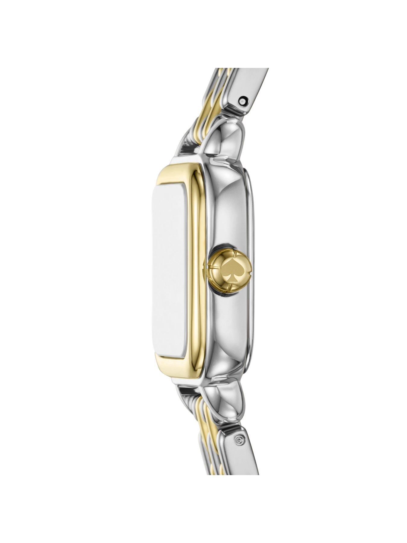  image of kate-spade-new-york-womens-gracie-square-three-hand-stainless-steel-watch-ksw1863