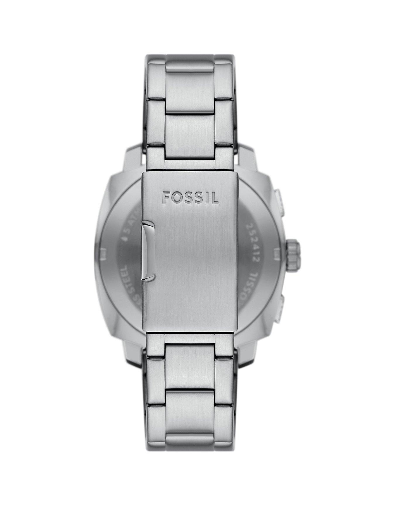  image of fossil-mens-machine-chronographnbspstainless-steel-watchnbspfs6095