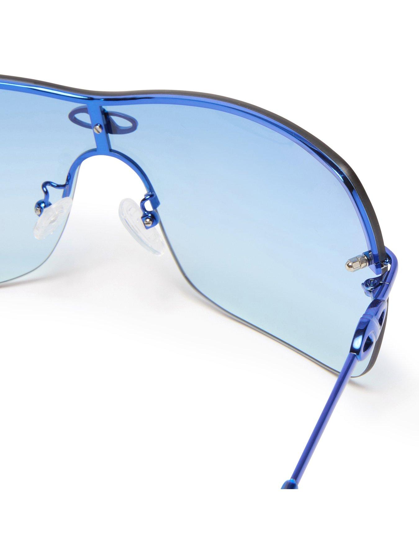  image of le-specs-parallel-universe-ltd-edt-blue-chrome-sunglass