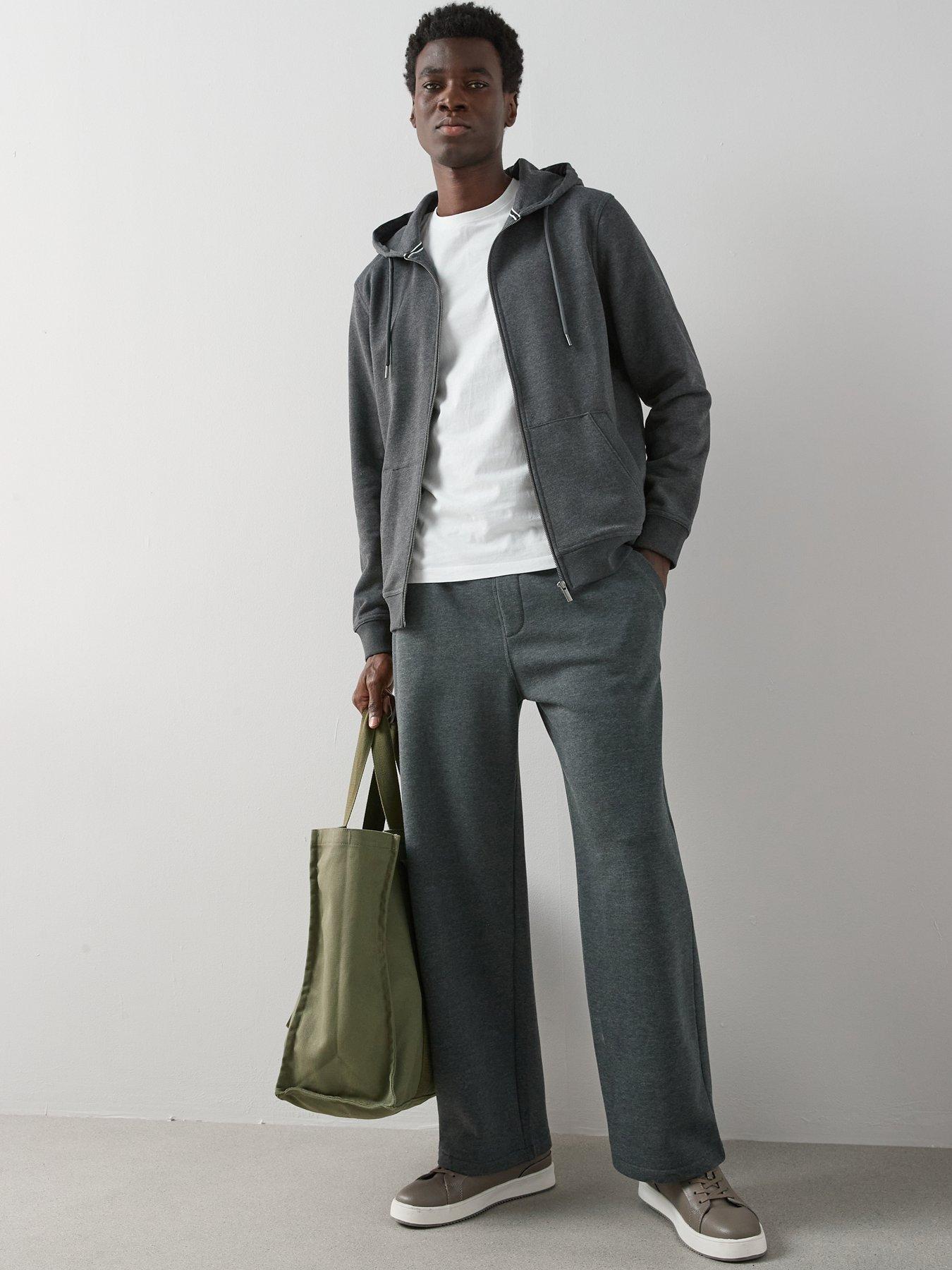 Image 3 of 7 of The Very Collection Cotton Blend Essential Loose Fit Jogger - Charcoal