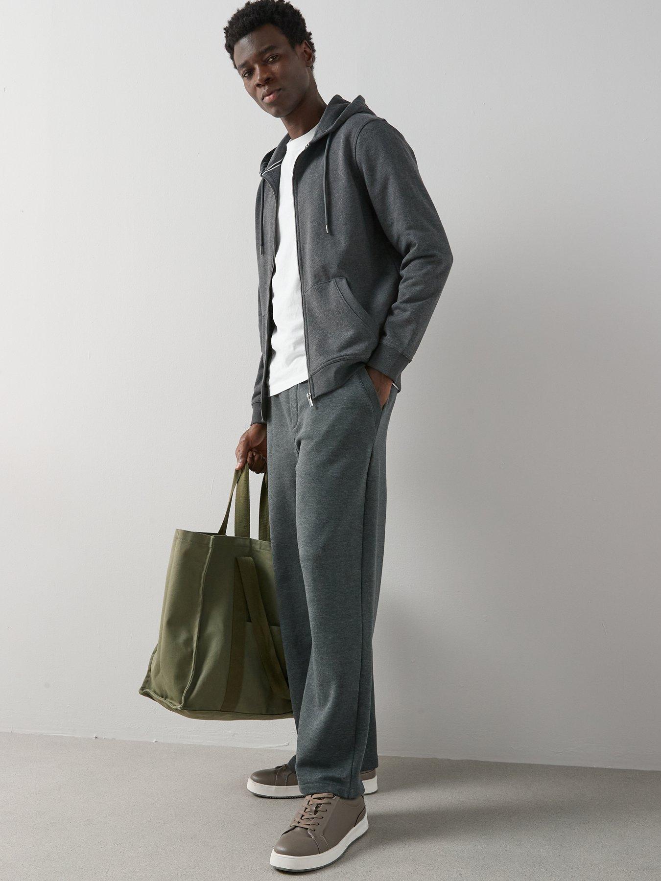 Image 5 of 7 of The Very Collection Cotton Blend Essential Loose Fit Jogger - Charcoal