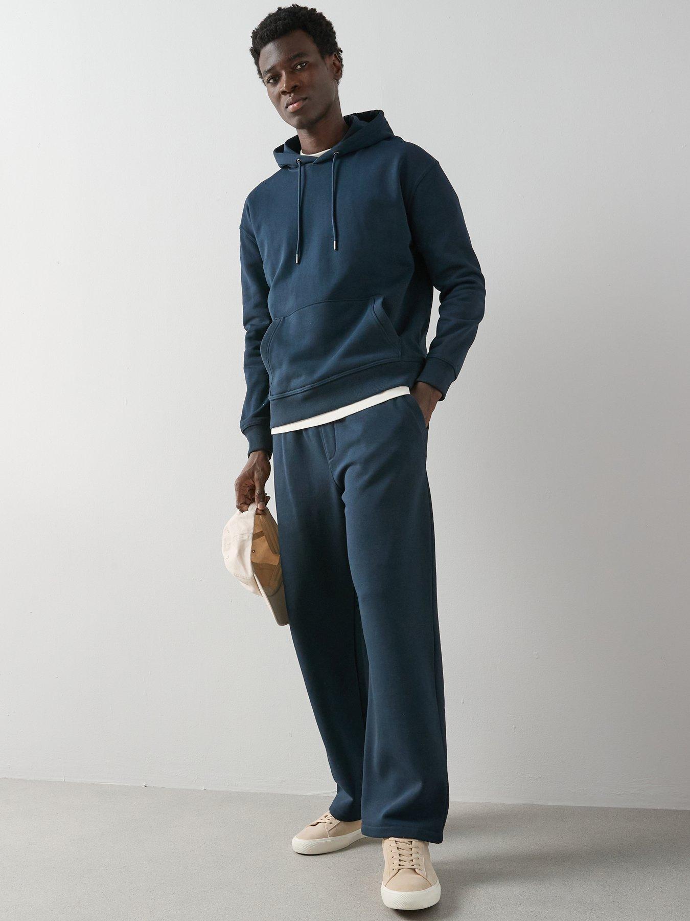 Image 3 of 7 of The Very Collection Cotton Blend Essential Loose Fit Jogger - Navy