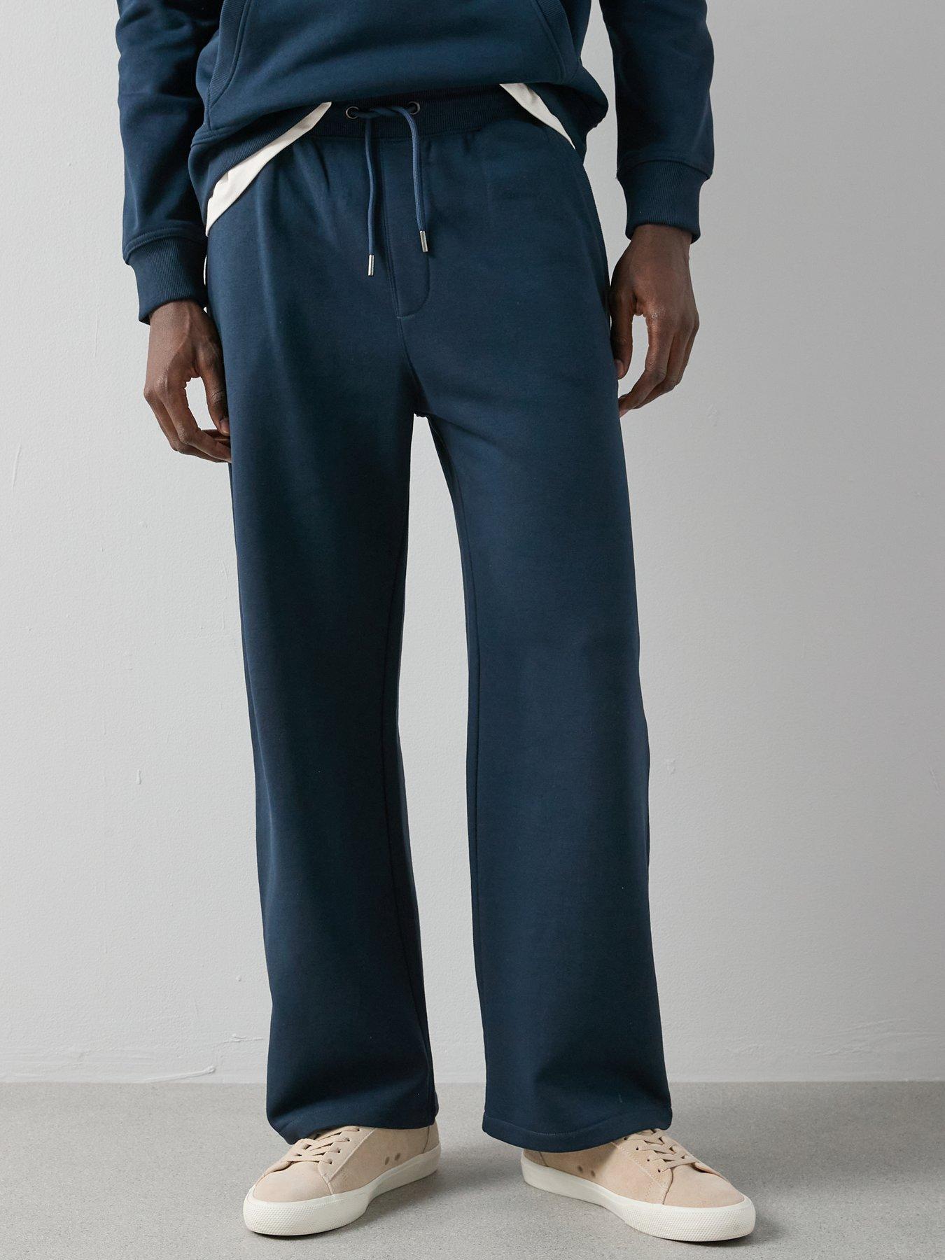 Image 4 of 7 of The Very Collection Cotton Blend Essential Loose Fit Jogger - Navy