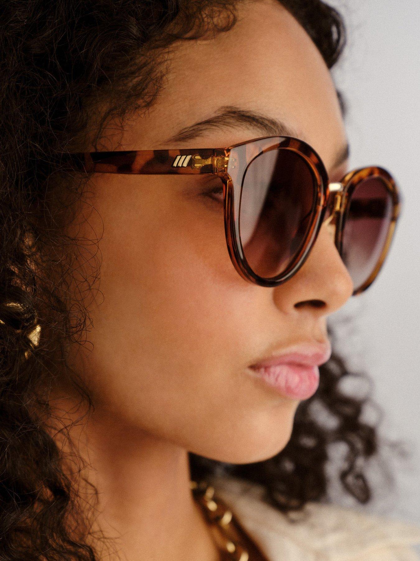  image of le-specs-influx-cola-tort-sunglass