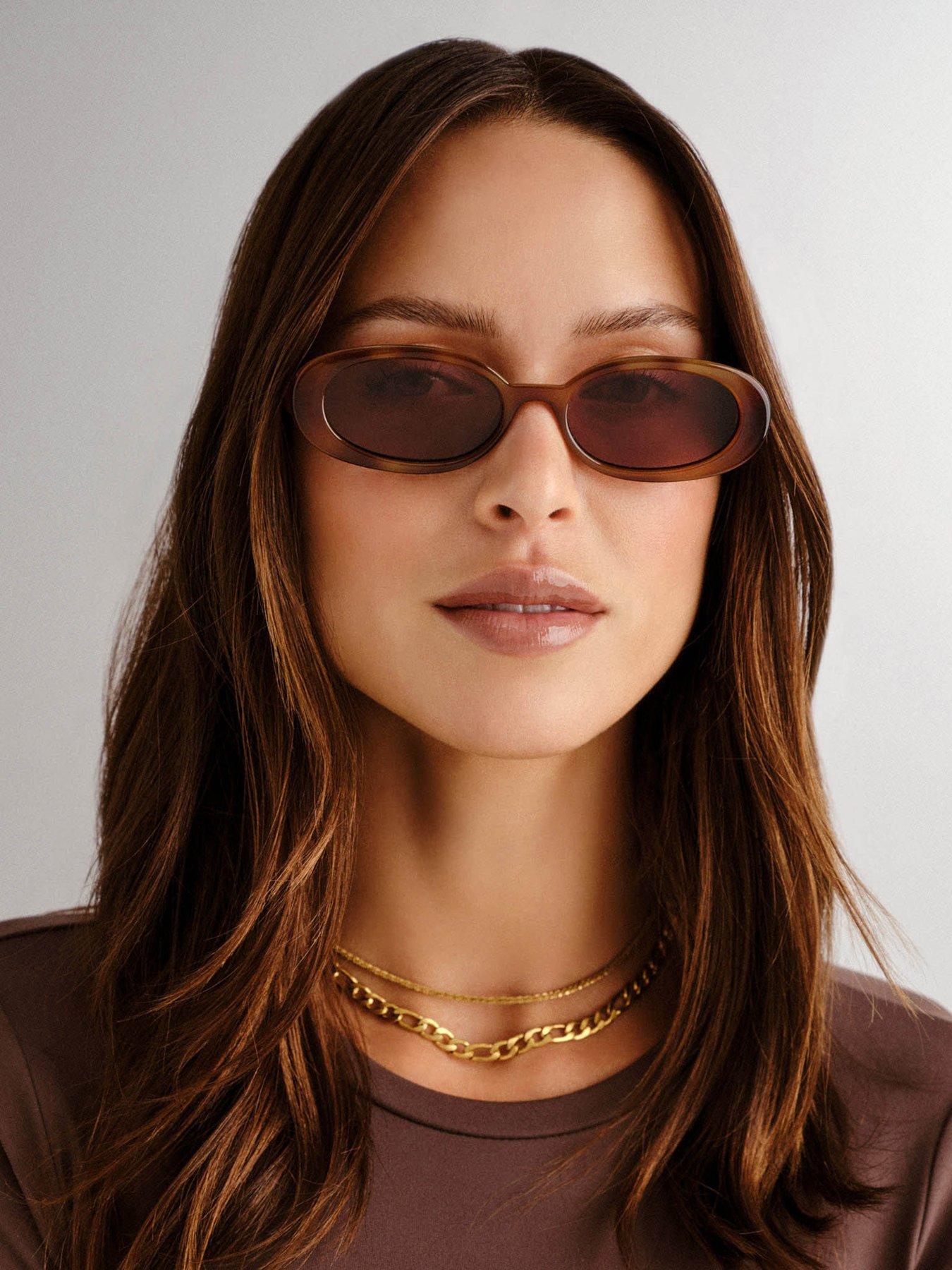  image of le-specs-outta-love-vintage-tort-sunglass