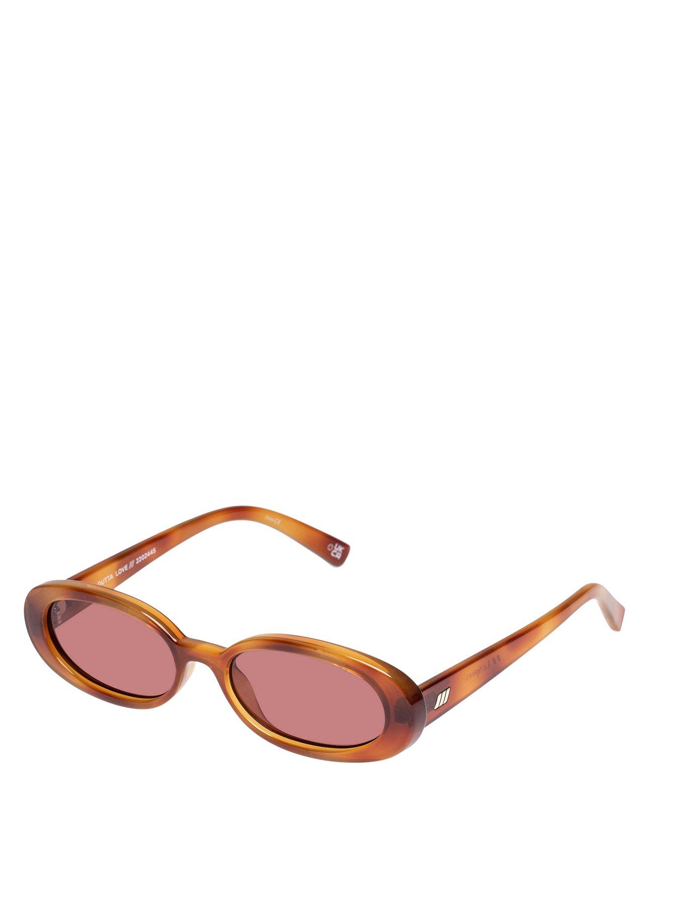  image of le-specs-outta-love-vintage-tort-sunglass