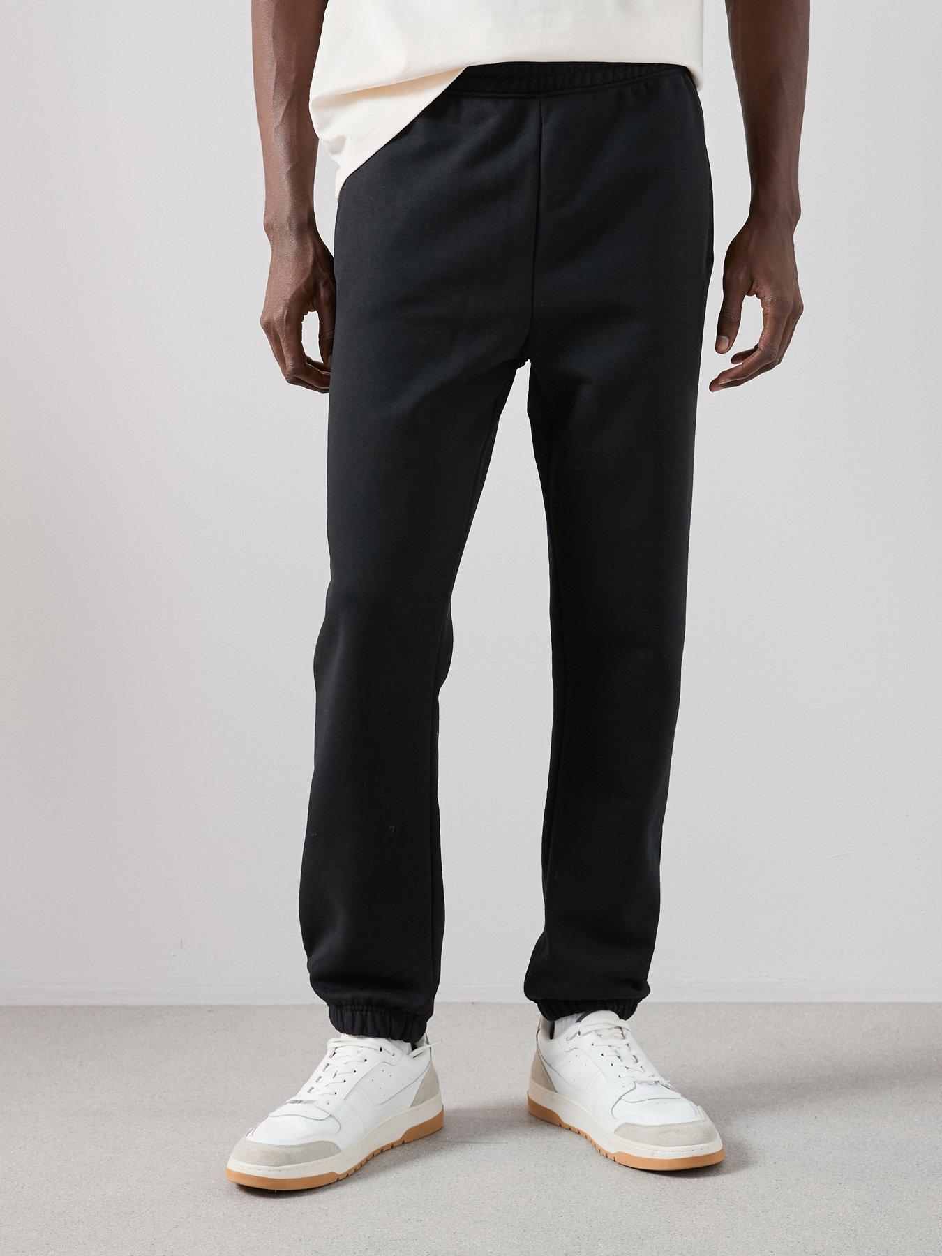 Very Man Heavyweight Relaxed Fit Joggers - Black