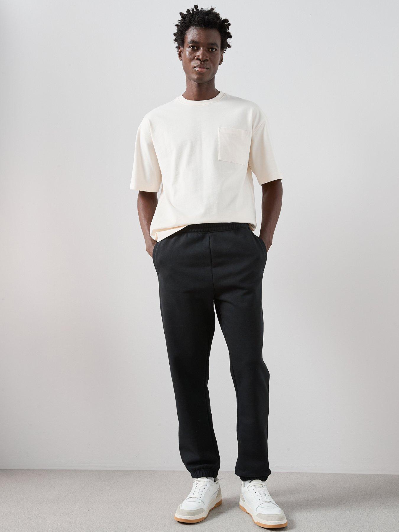 Image 5 of 7 of The Very Collection Heavyweight Relaxed Fit Joggers - Black