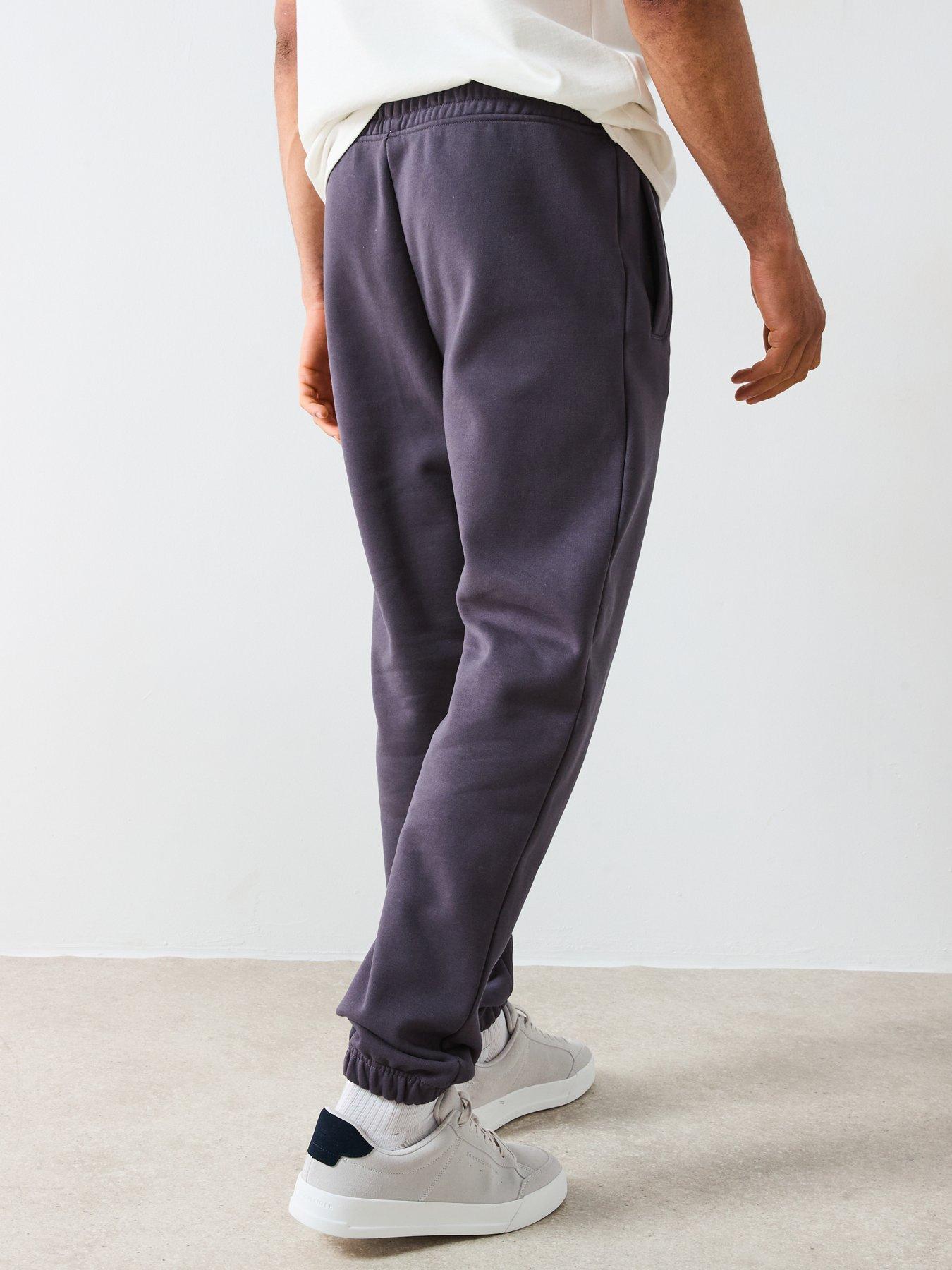 Image 2 of 6 of The Very Collection Heavyweight Relaxed Fit Joggers - Charcoal