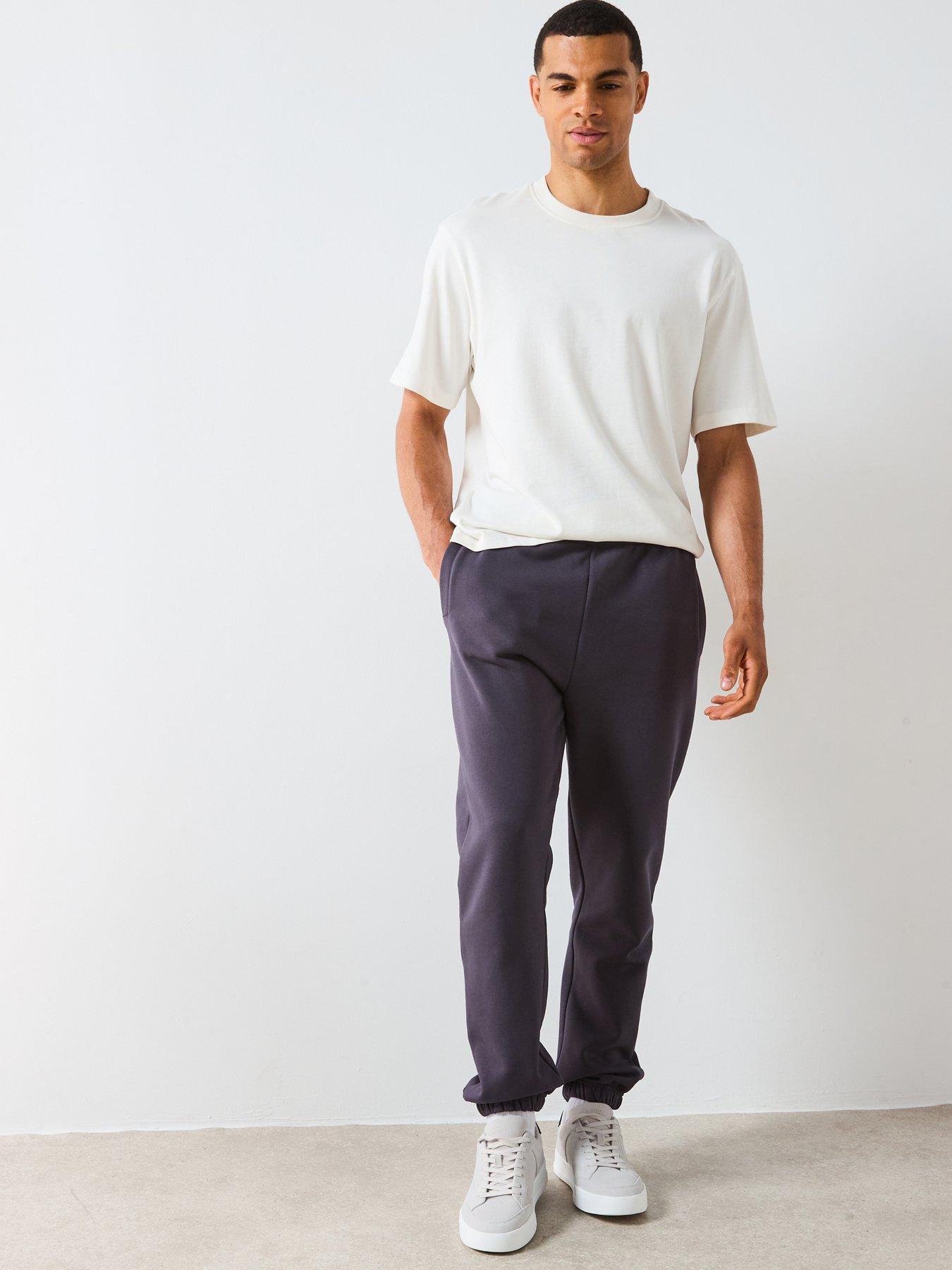 Image 6 of 6 of The Very Collection Heavyweight Relaxed Fit Joggers - Charcoal