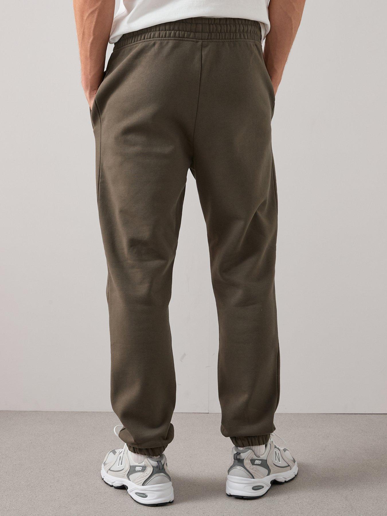 Image 2 of 6 of The Very Collection Heavyweight Relaxed Fit Joggers - Khaki