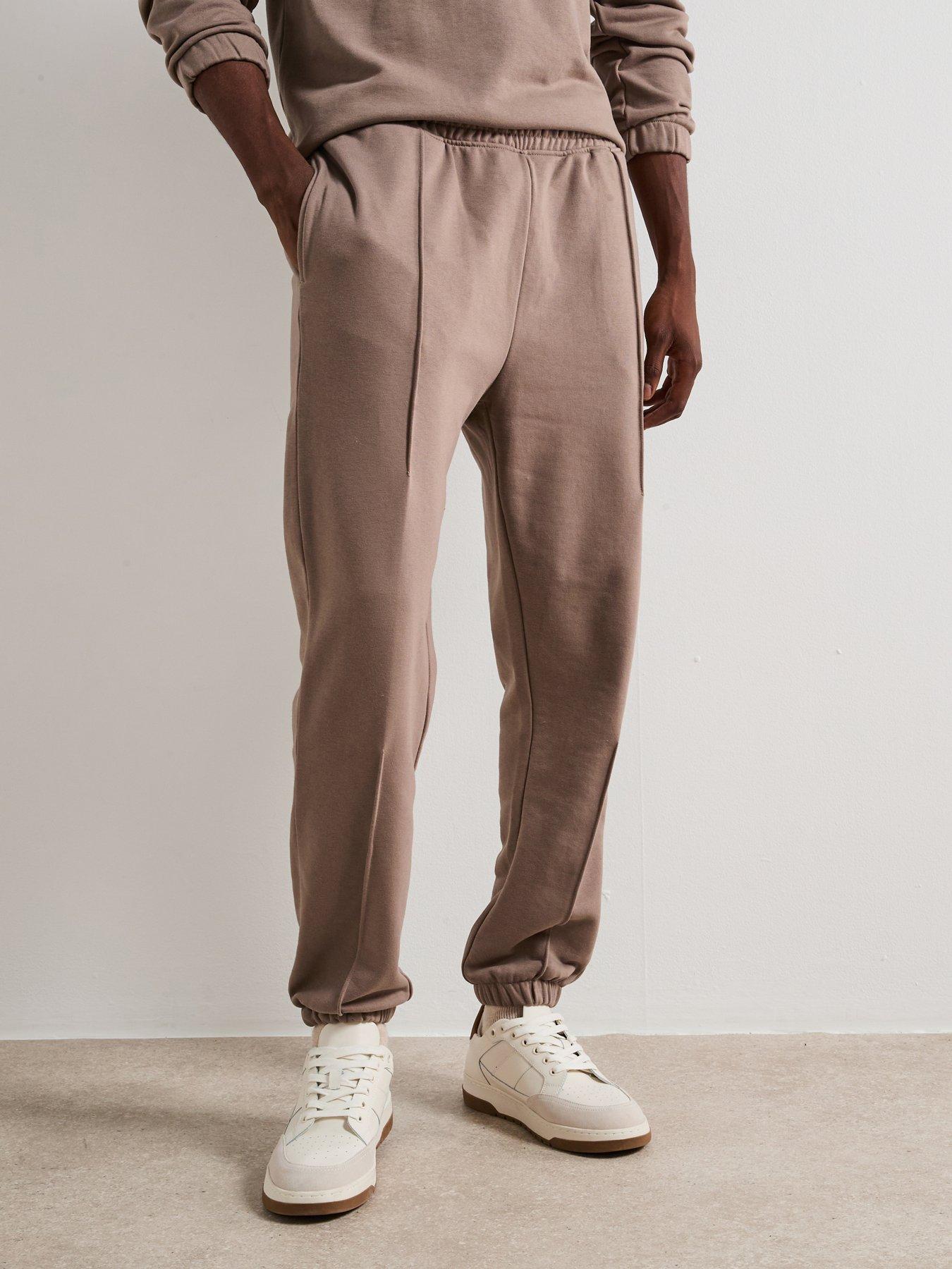 very-man-heavyweight-oversized-fit-darted-jogger-beige