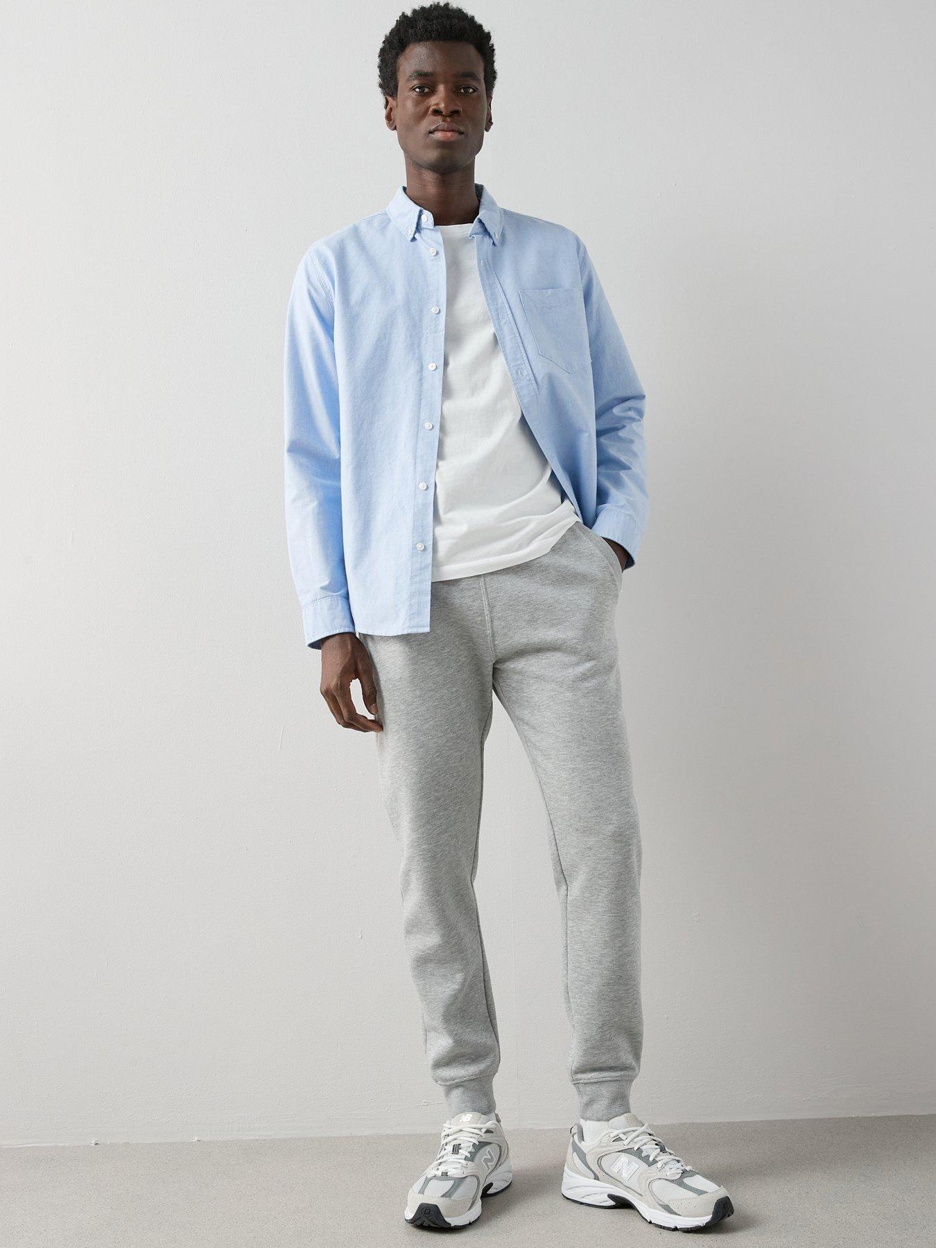 The Very Collection Cotton Blend Essential Jogger - Grey Marl