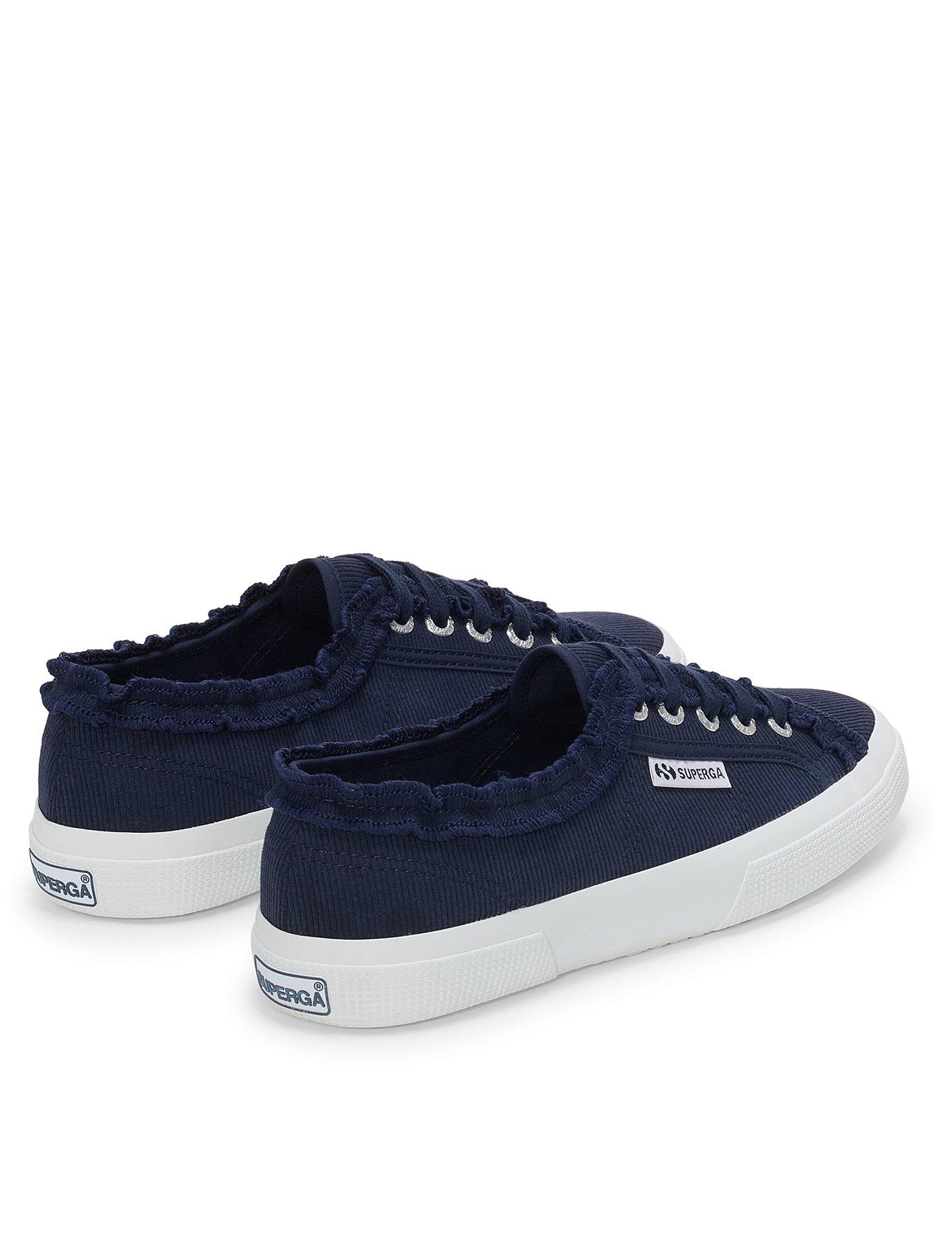  image of superga-3750-jersey-rouches-leggera-plimsoll-navy