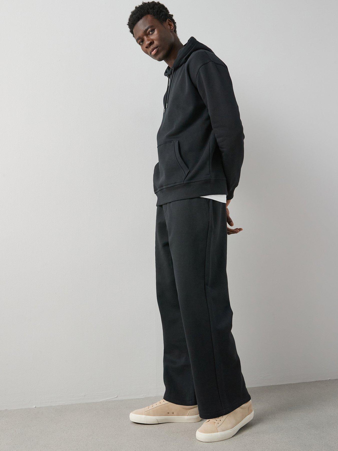 The Very Collection Cotton Blend Essential Loose Fit Jogger - Black