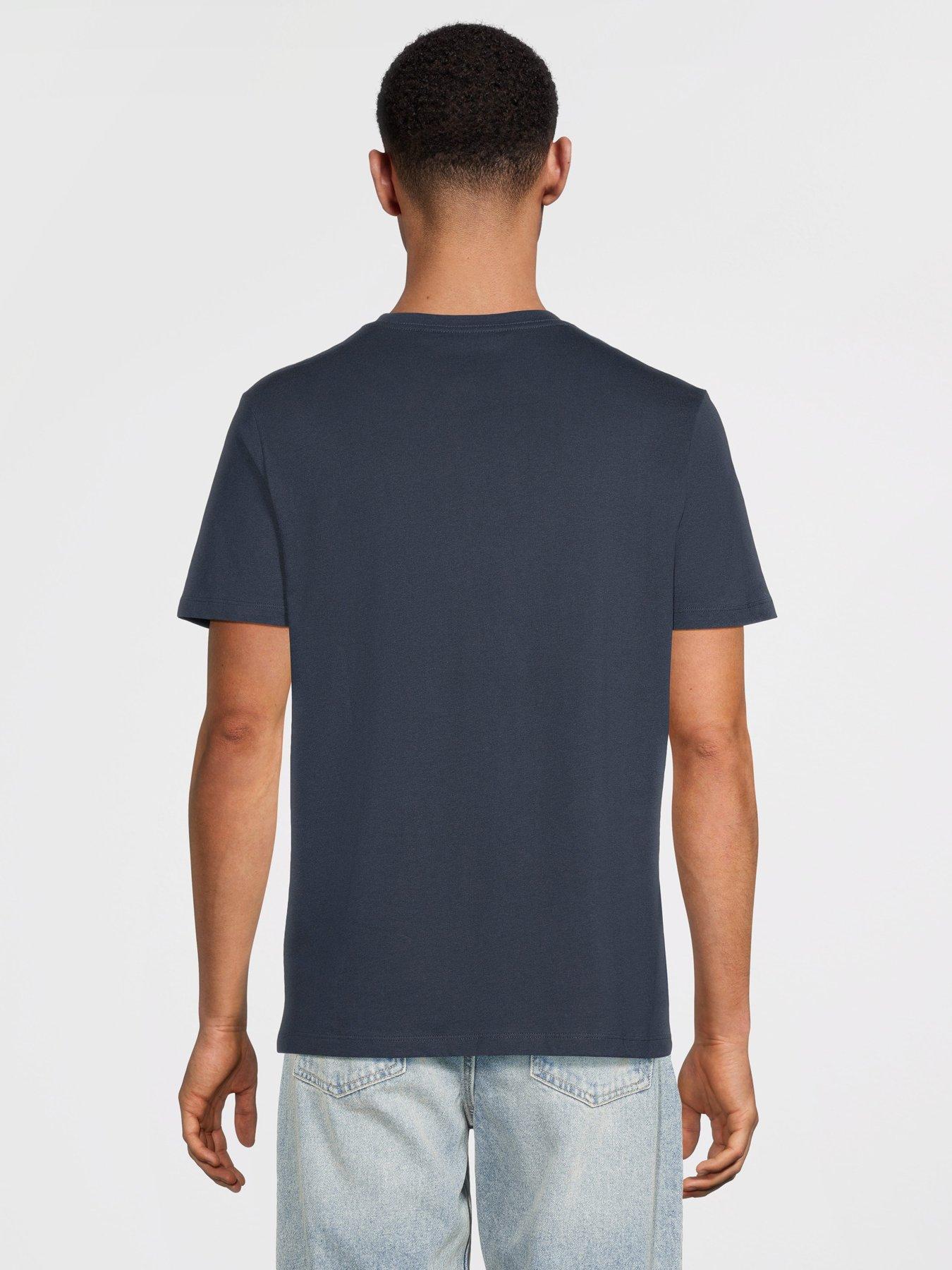 Image 3 of 5 of The Very Collection 7 Pack Crew Neck T-Shirt - Navy/Black/Green/Burgundy/Grey Marl/Beige Marl/White