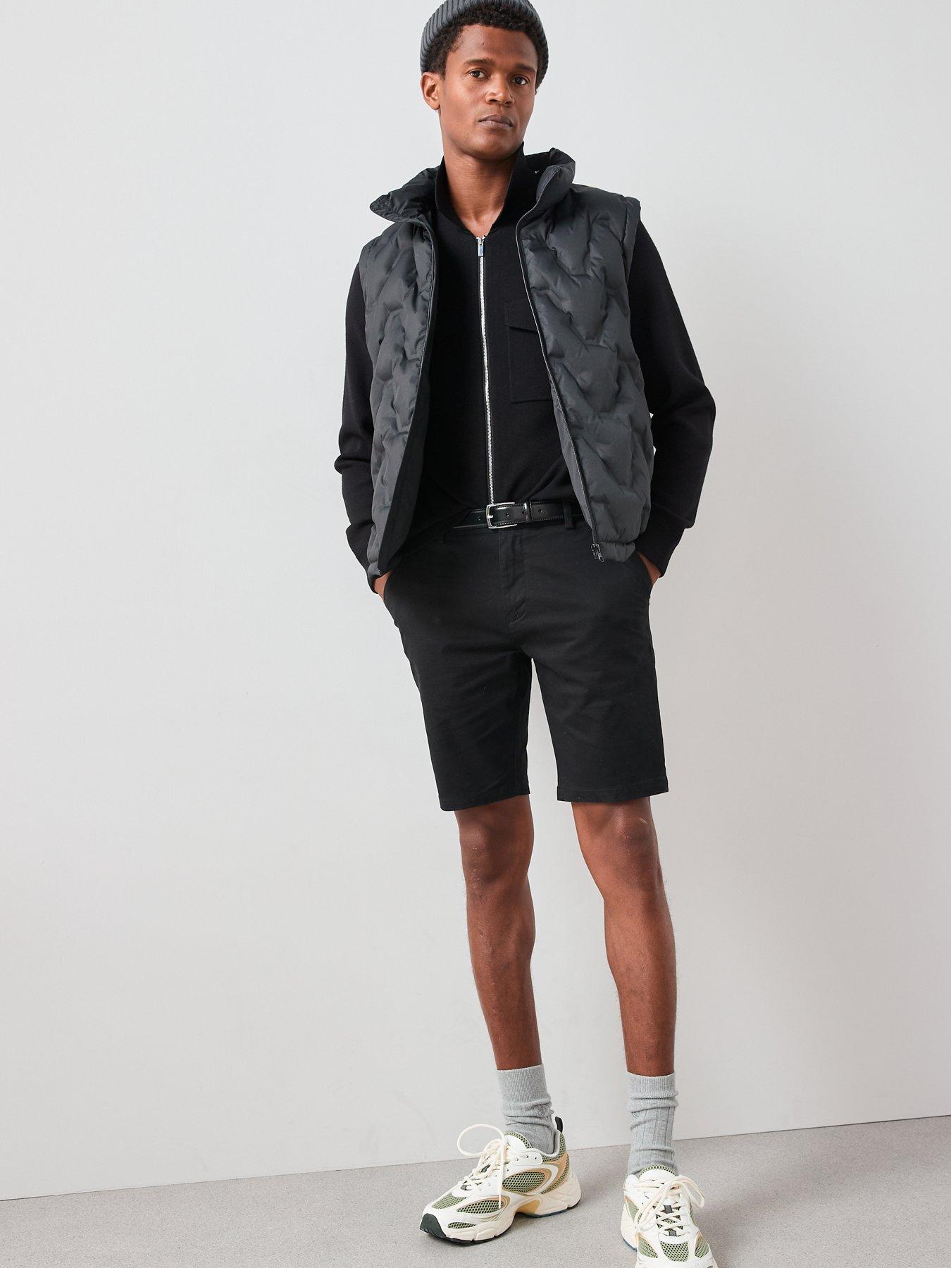 Image 3 of 6 of The Very Collection Midweight Knitted Zip Shacket - Black