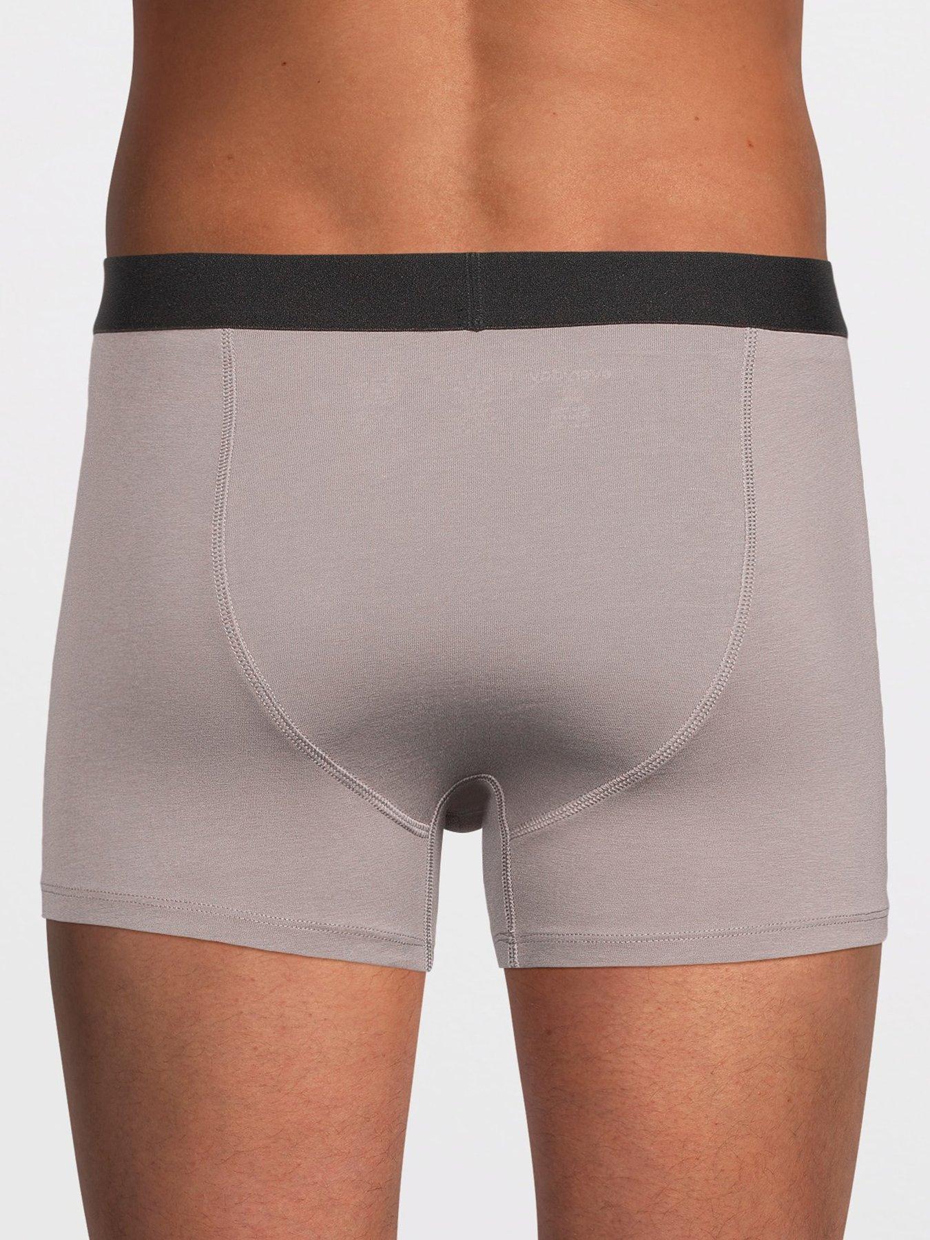 Image 3 of 3 of Very Man 3 Pack Striped Trunks - Khaki