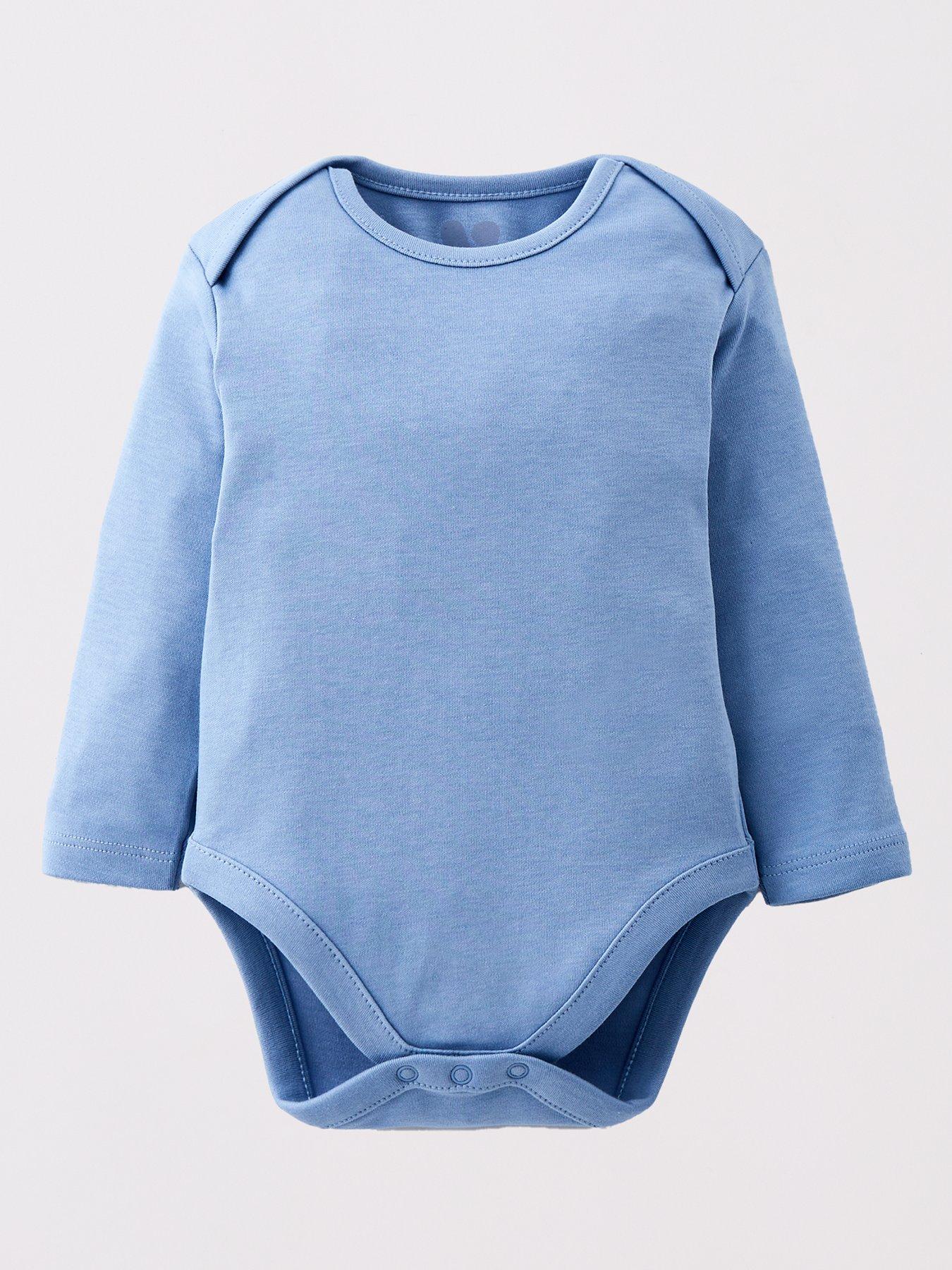 Image 2 of 5 of The Very Collection Baby Boy Long Sleeve 5 Pack Bodysuits