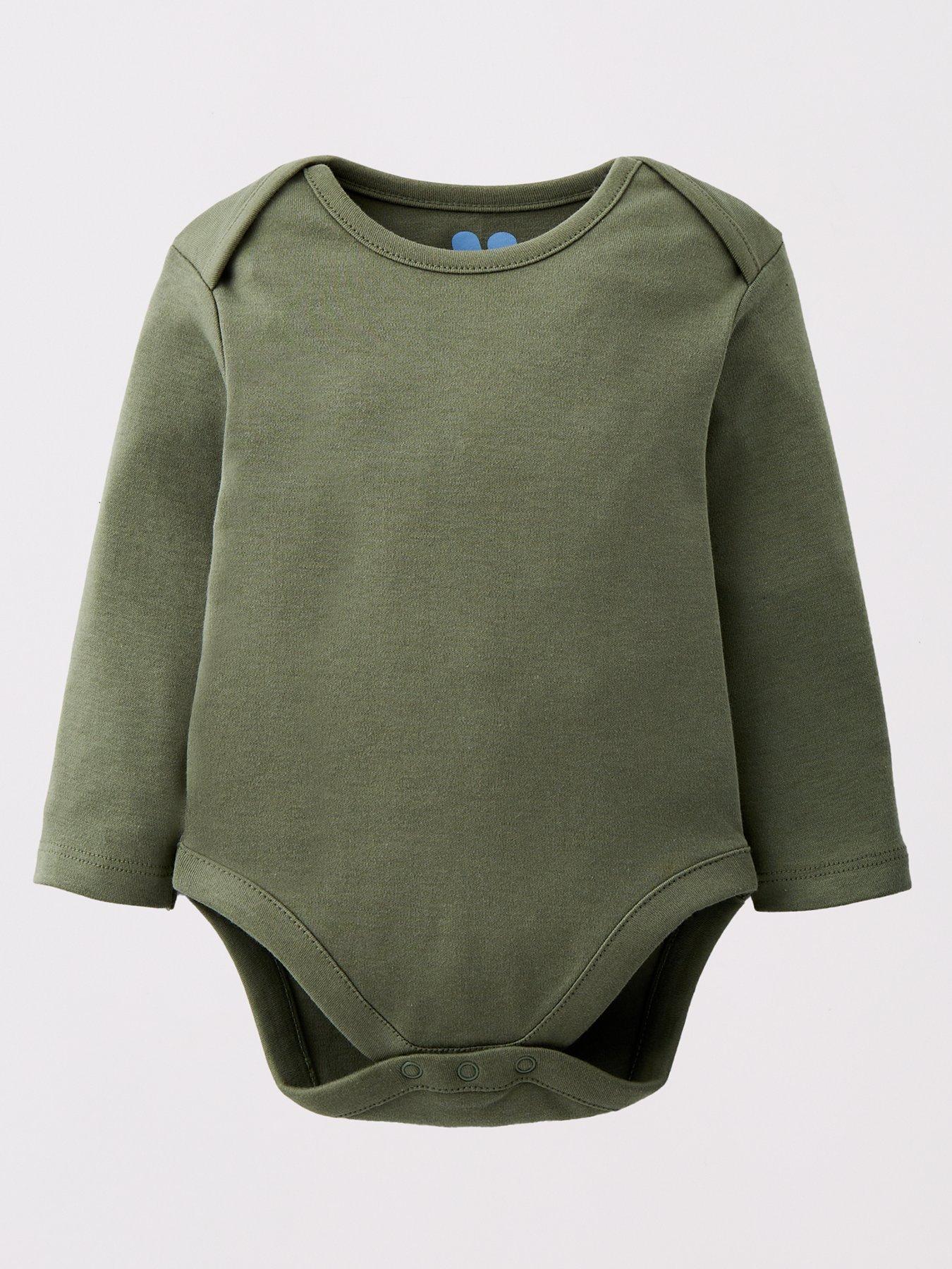 Image 3 of 5 of The Very Collection Baby Boy Long Sleeve 5 Pack Bodysuits