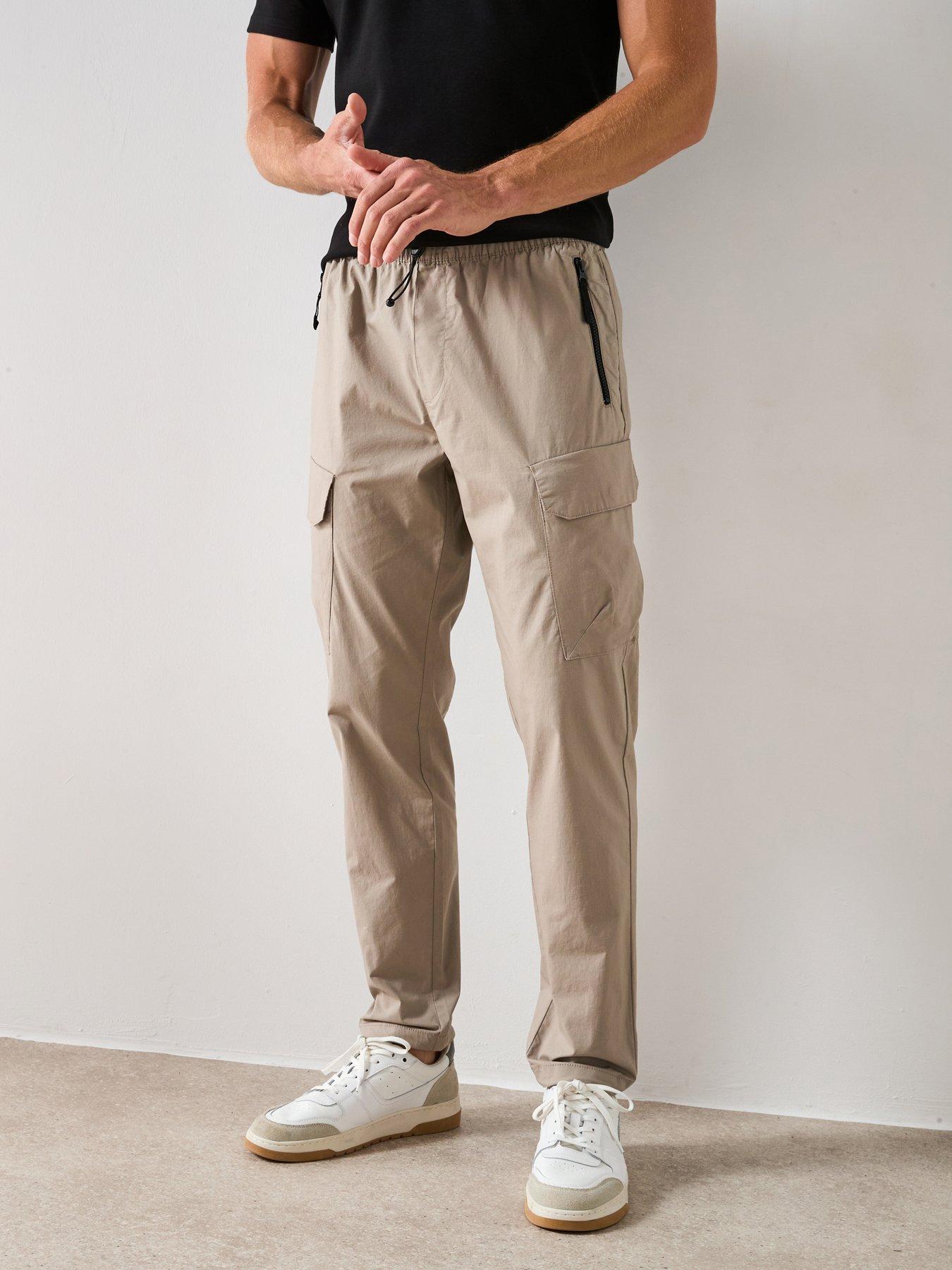 Image 1 of 6 of Very Man Tech Cargo Trouser - Stone
