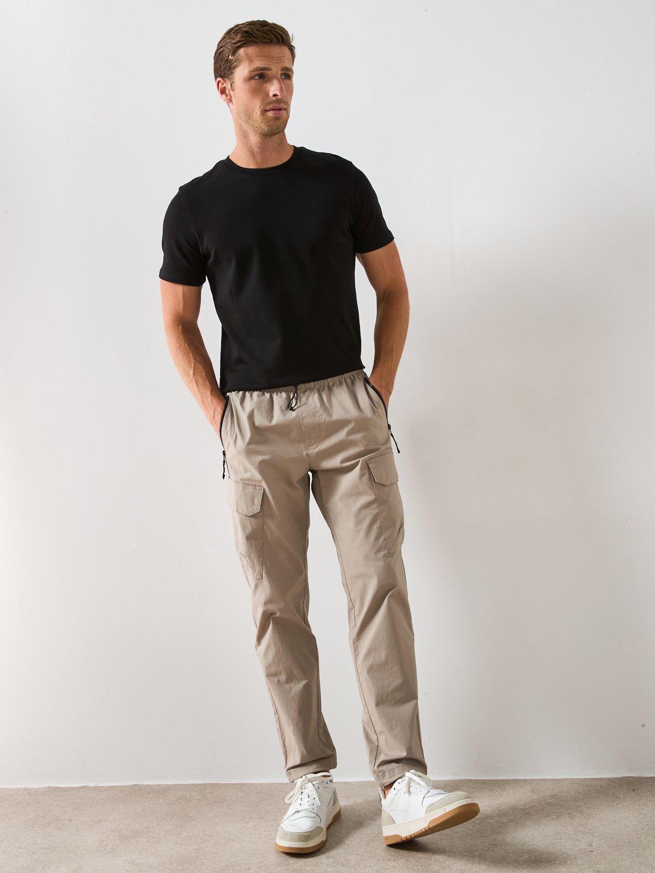 Image 3 of 6 of Very Man Tech Cargo Trouser - Stone