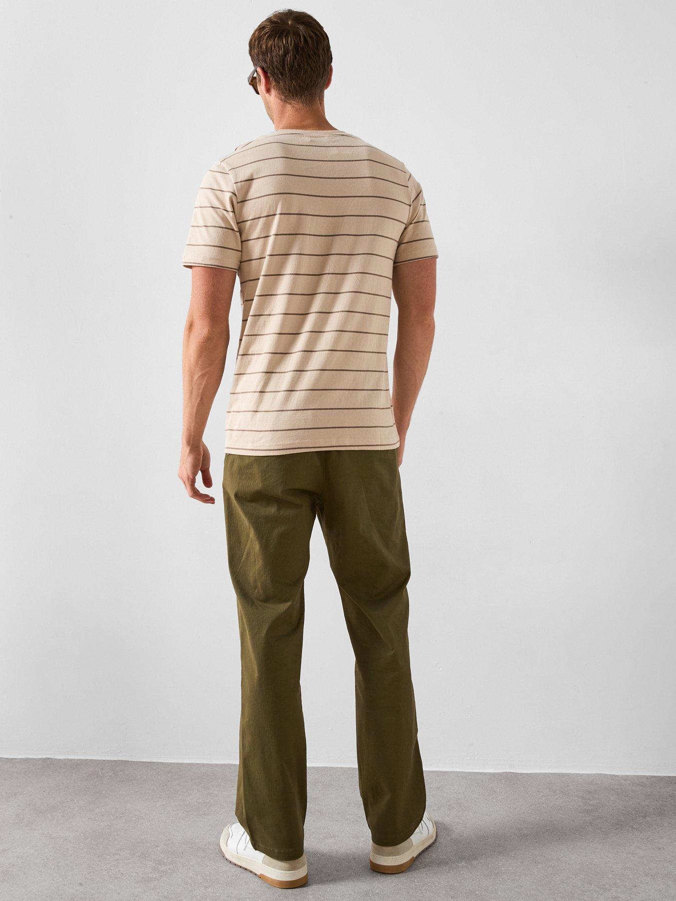 Image 5 of 6 of The Very Collection Loose Fit Chino Trousers - Khaki