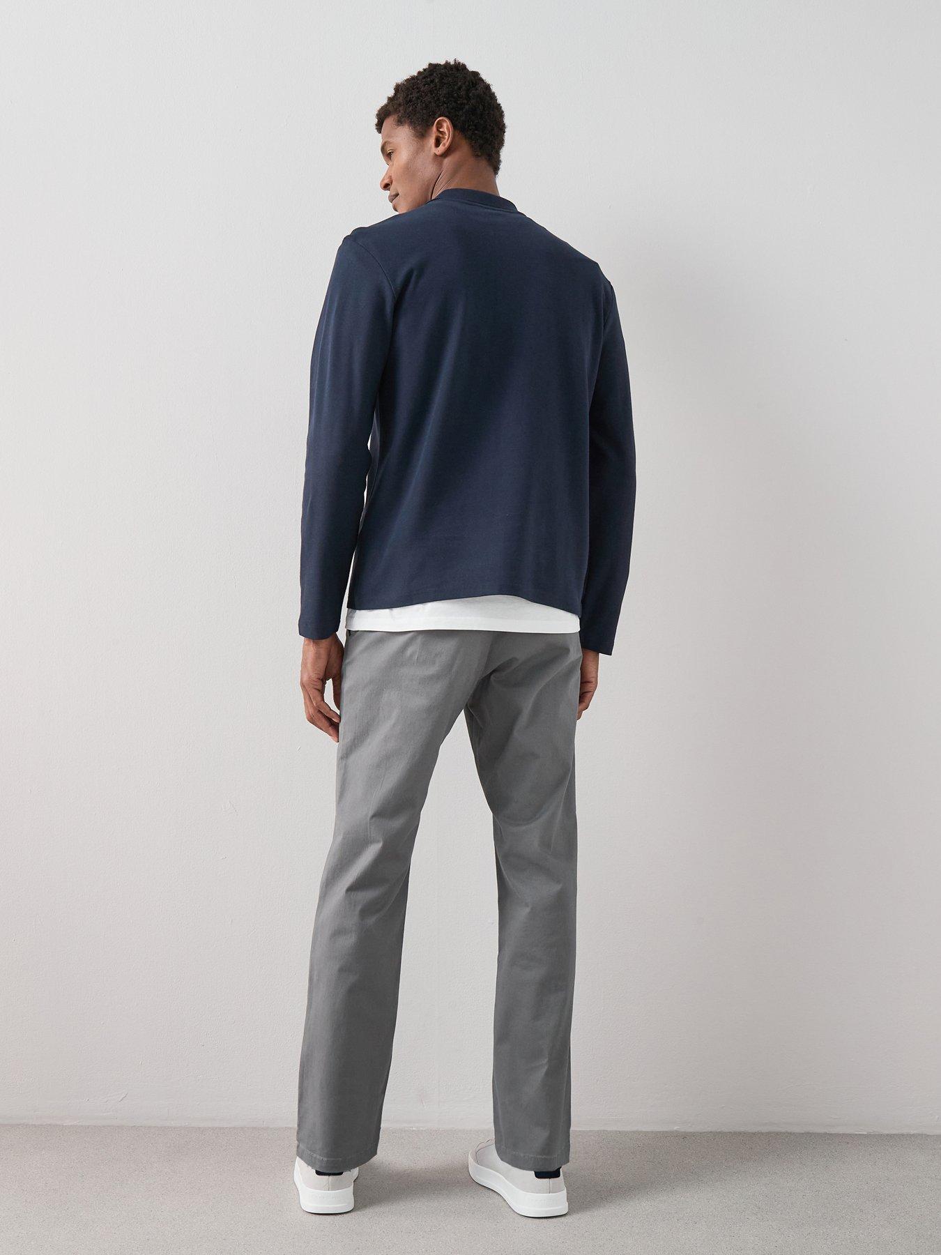 Image 4 of 7 of The Very Collection Cotton Rich Loose Fit Chino Trouser - Charcoal
