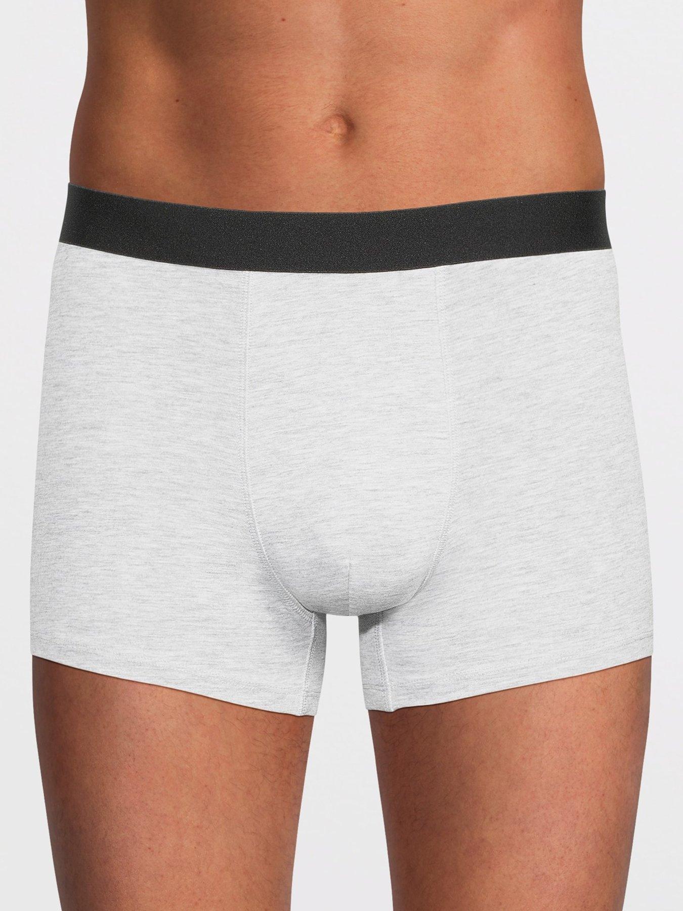 Image 2 of 3 of Very Man 5 Pack Striped Trunks - Navy
