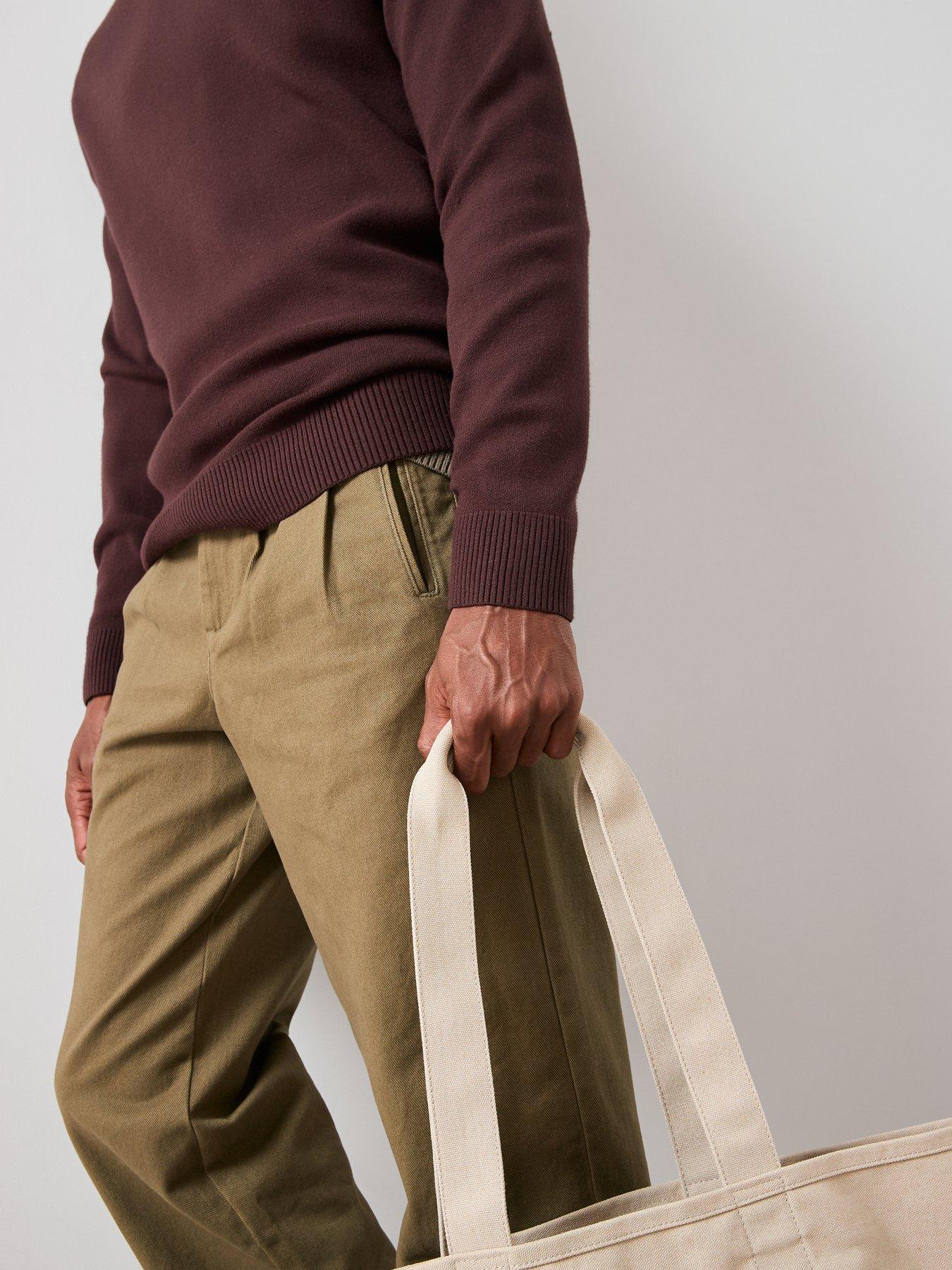 Image 5 of 7 of The Very Collection Midweight Knitted Crew Neck Jumper - Brown