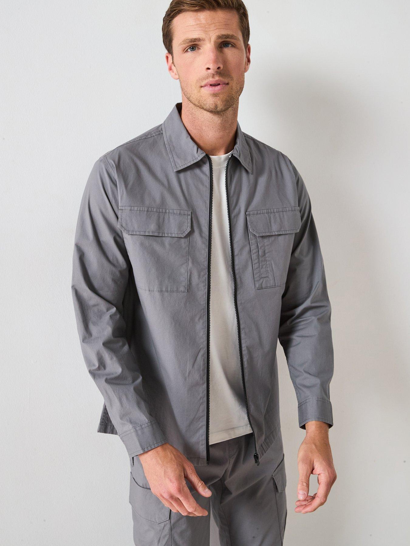 Very Man Tech Overshirt - Charcoal