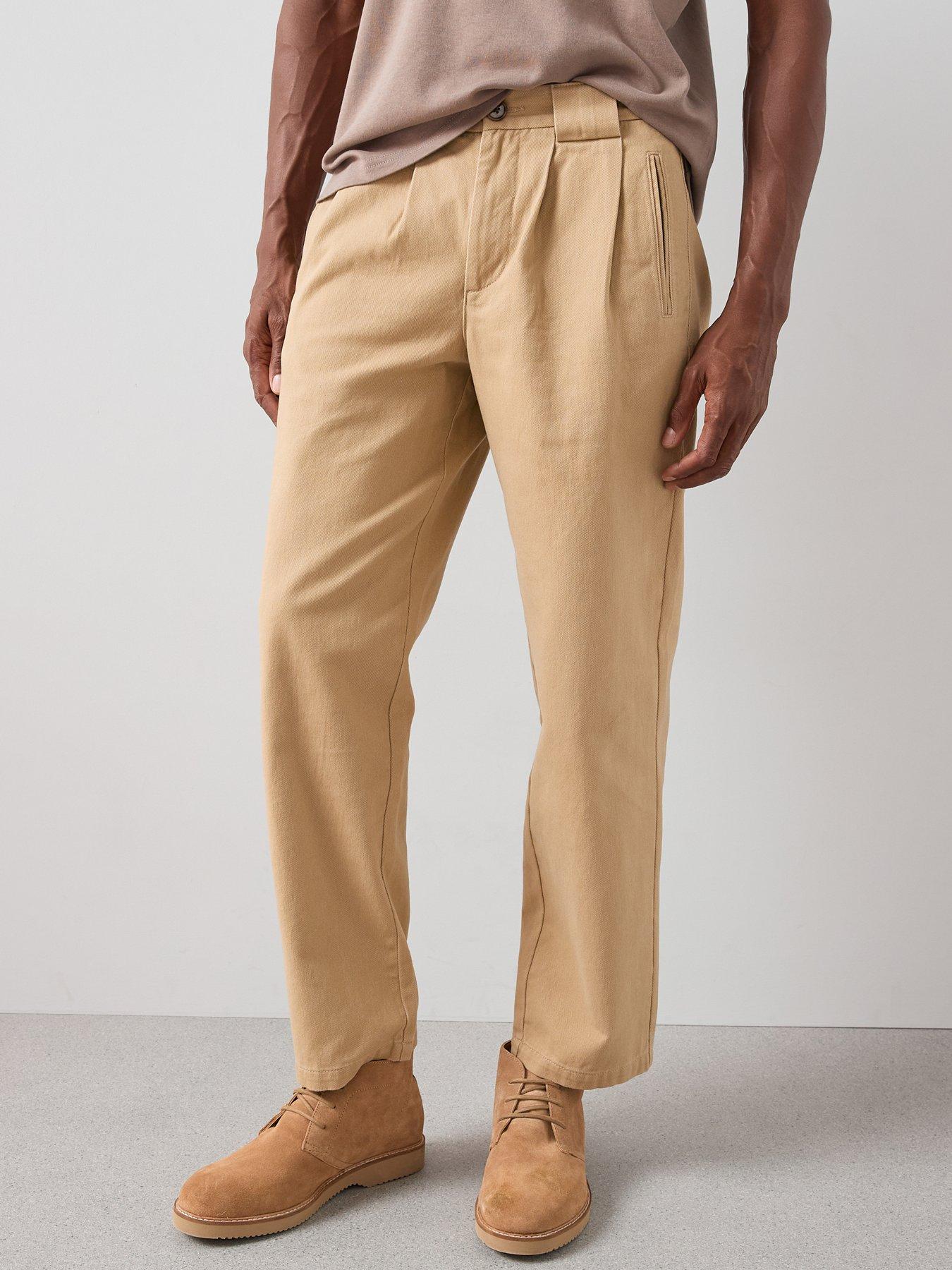 the-very-collection-double-pleat-trousers-brown