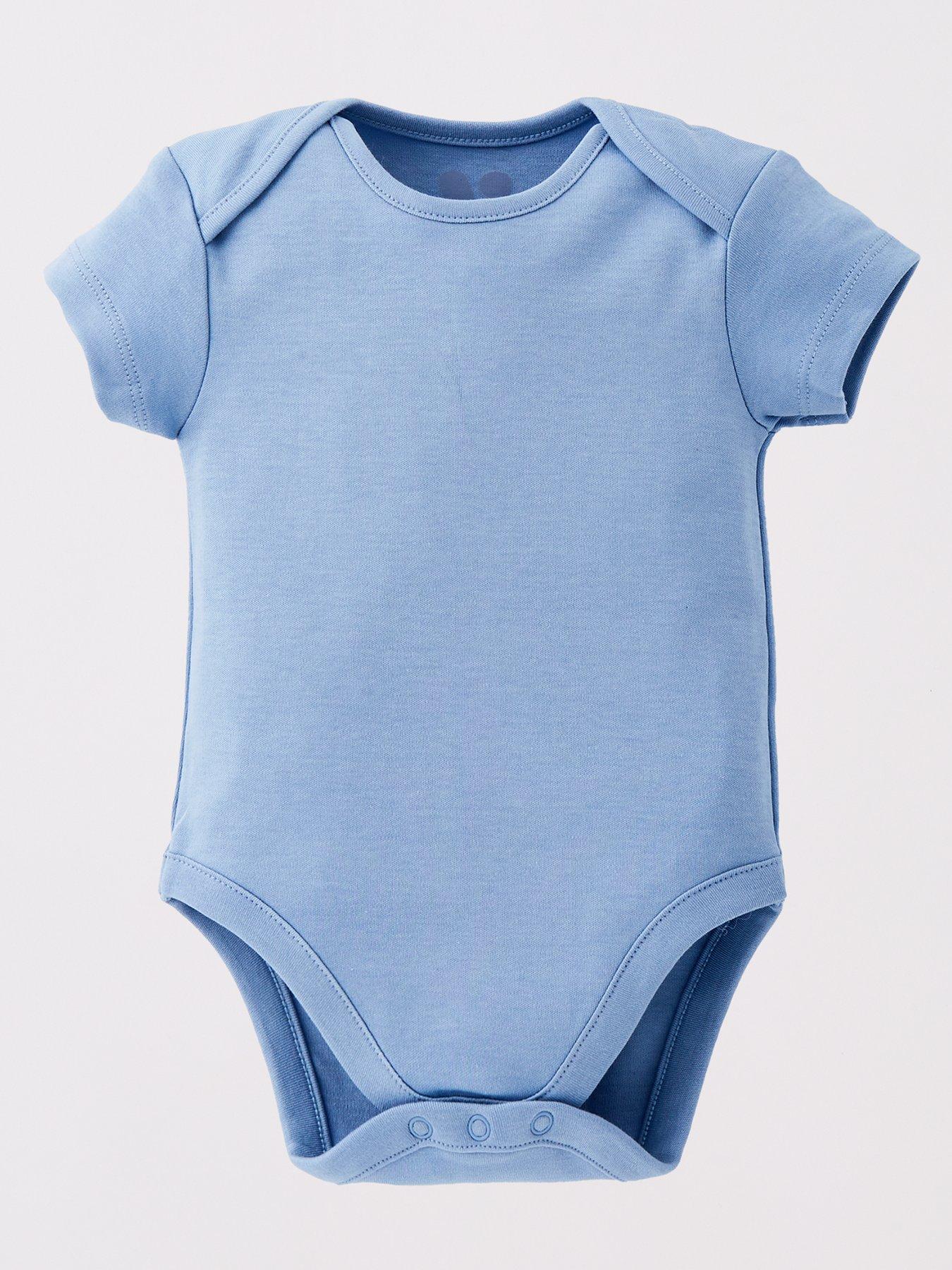 Image 2 of 5 of Mini V by Very Baby Boy Short Sleeve 5 Pack Bodysuits