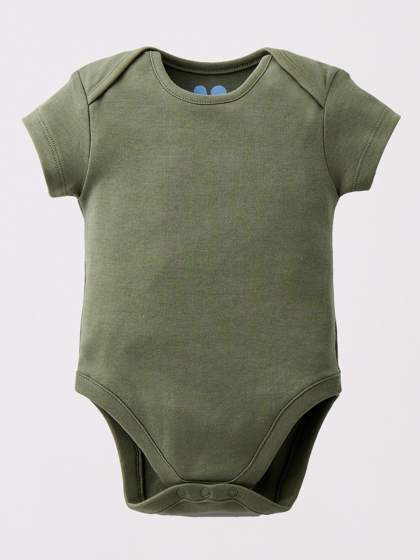 Image 3 of 5 of Mini V by Very Baby Boy Short Sleeve 5 Pack Bodysuits