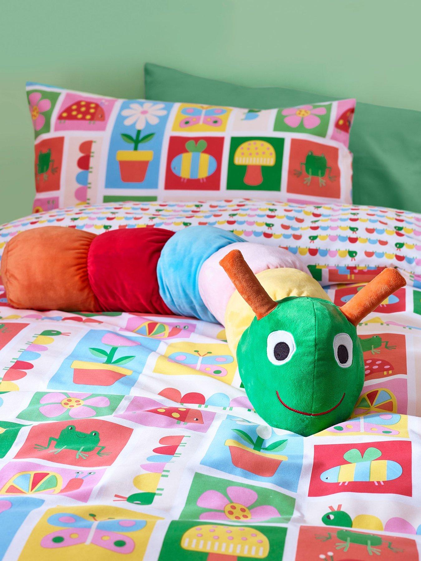  image of catherine-lansfield-charlee-the-caterpillar-3d-cushion
