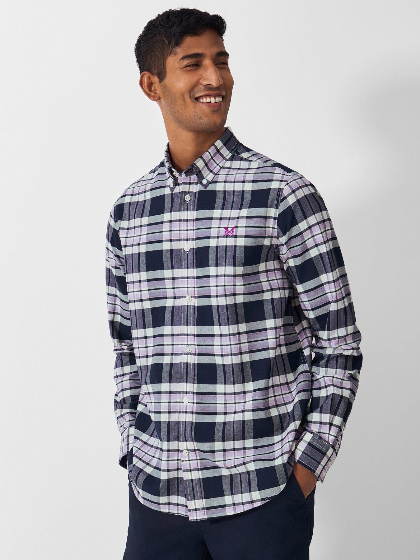 crew-clothing-rupert-check-long-sleeve-oxford-shirt-purple