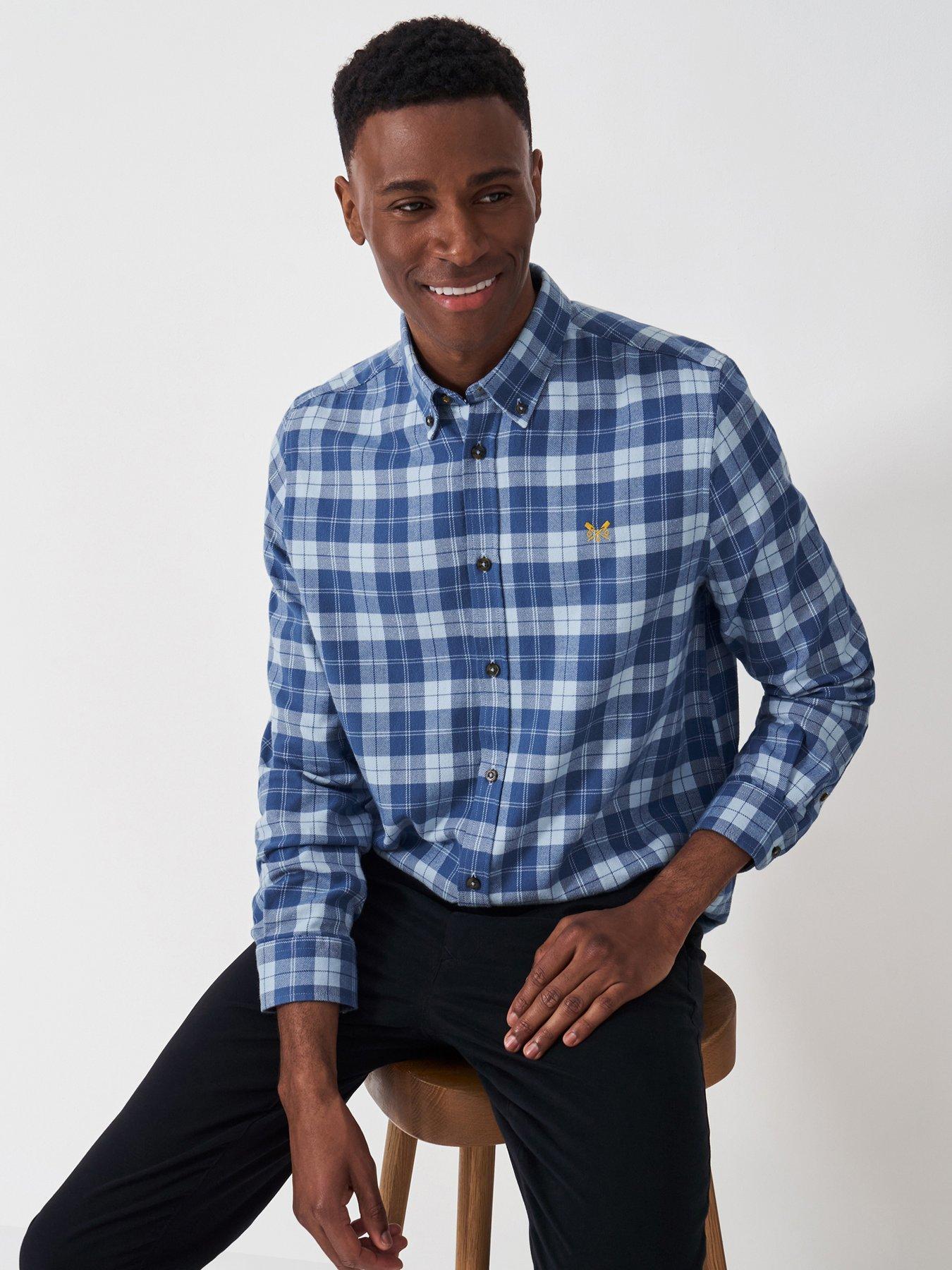 crew-clothing-hurst-check-long-sleeve-flannel-shirt-blue
