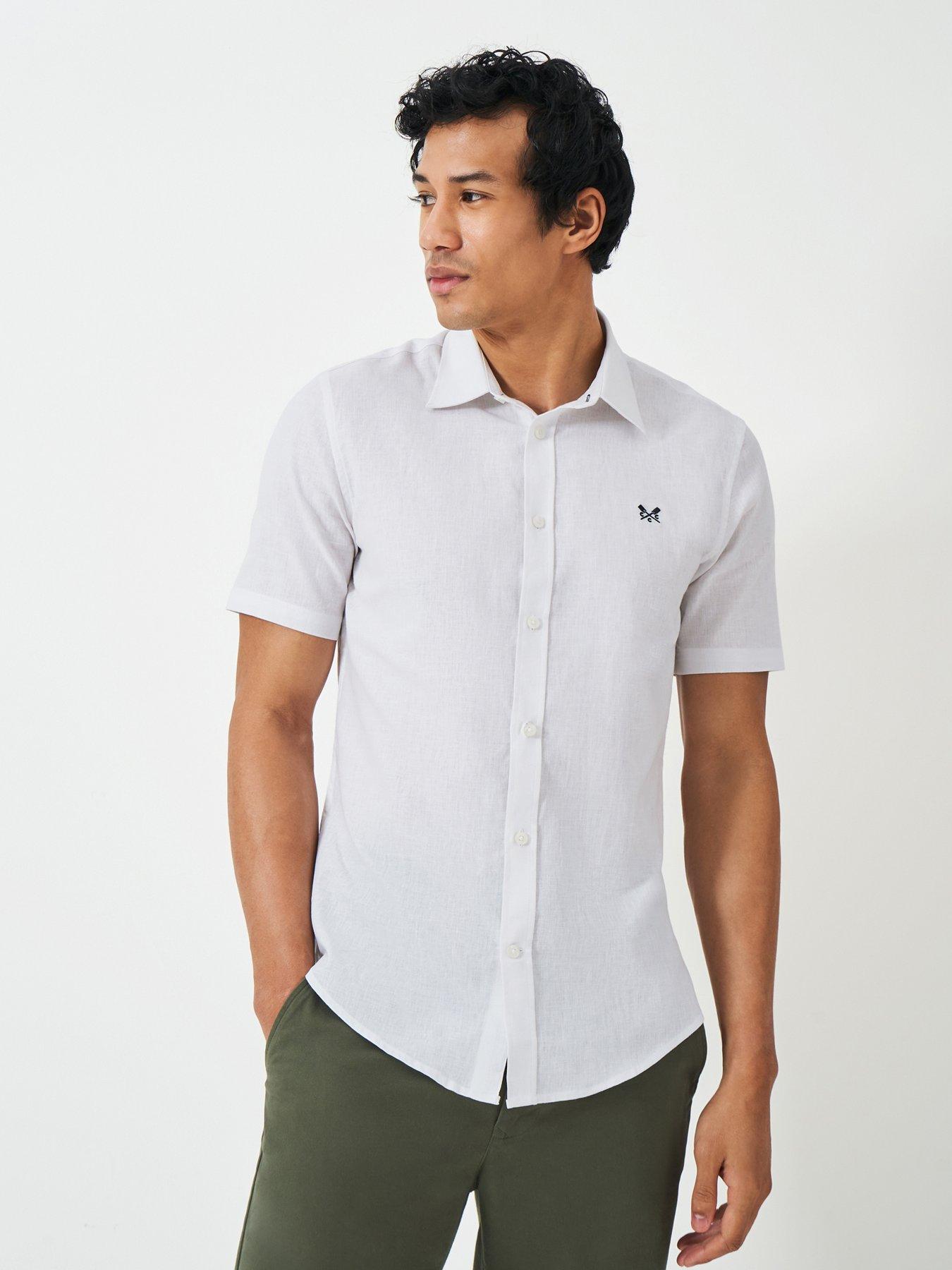 crew-clothing-short-sleeve-linen-shirt-white