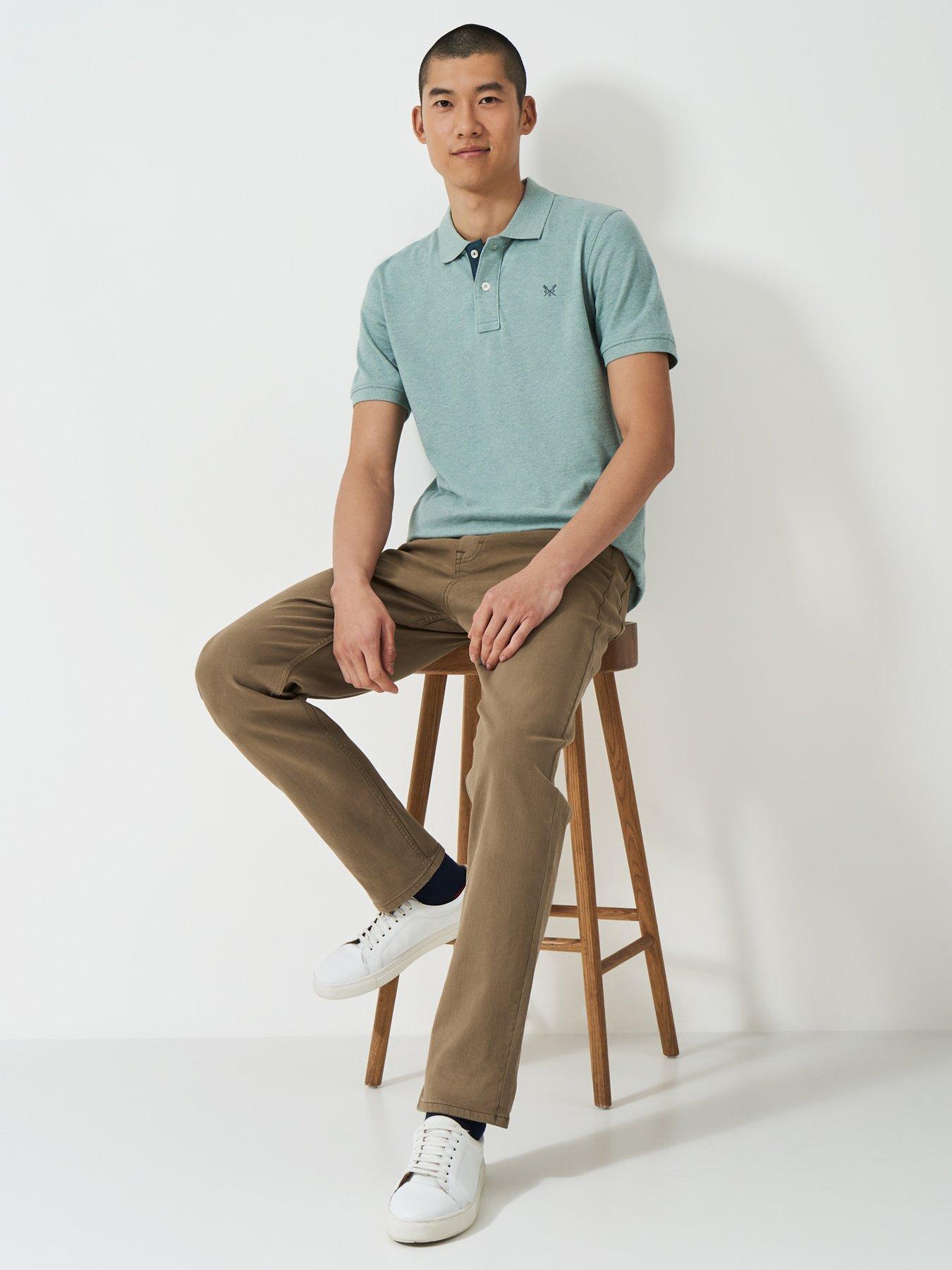 crew-clothing-5-pocket-overdyed-denim-jeans-beige