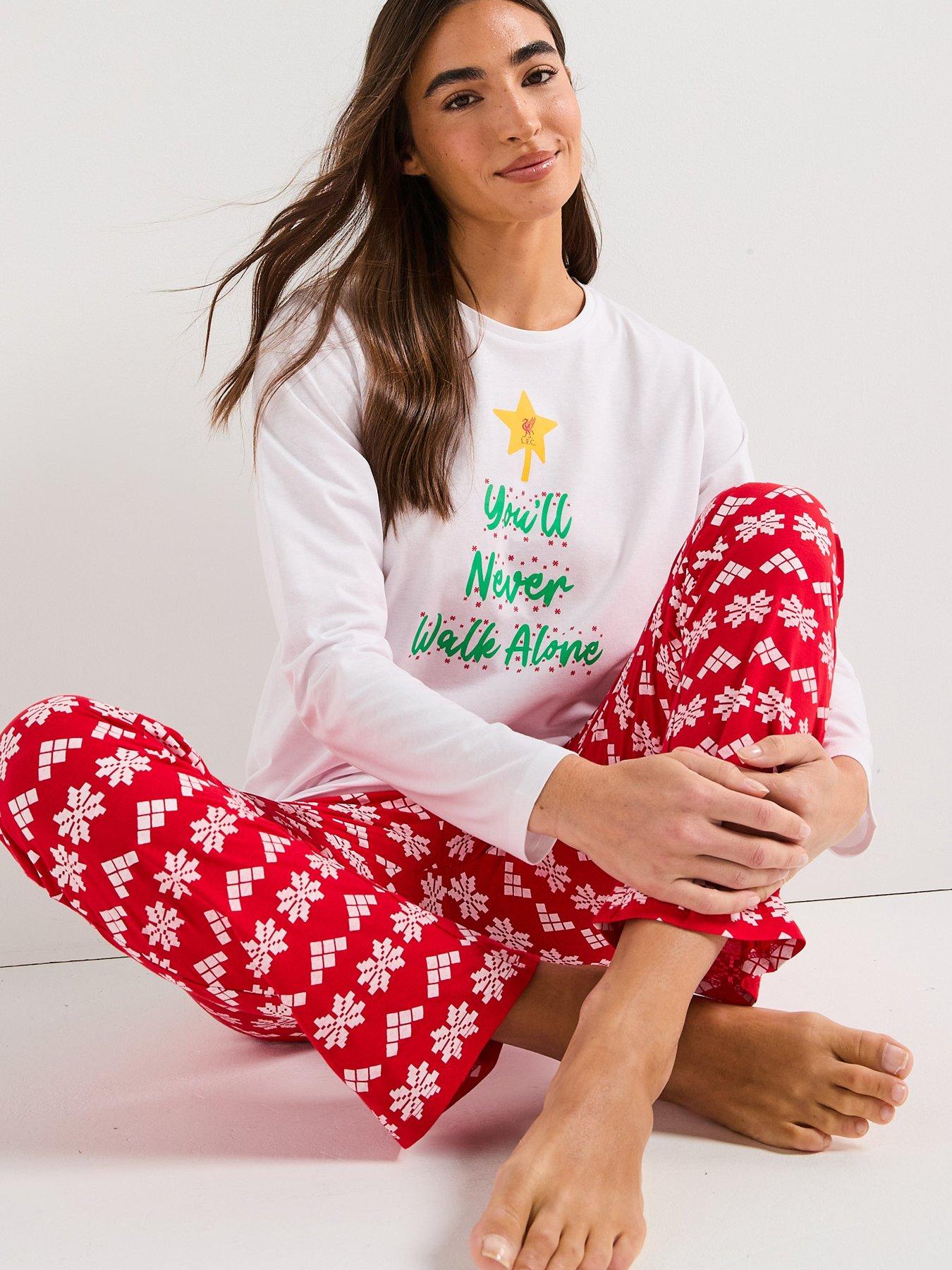  image of liverpool-fc-ladies-family-christmas-lfc-youll-never-walk-alone-pjnbsp--redwhite