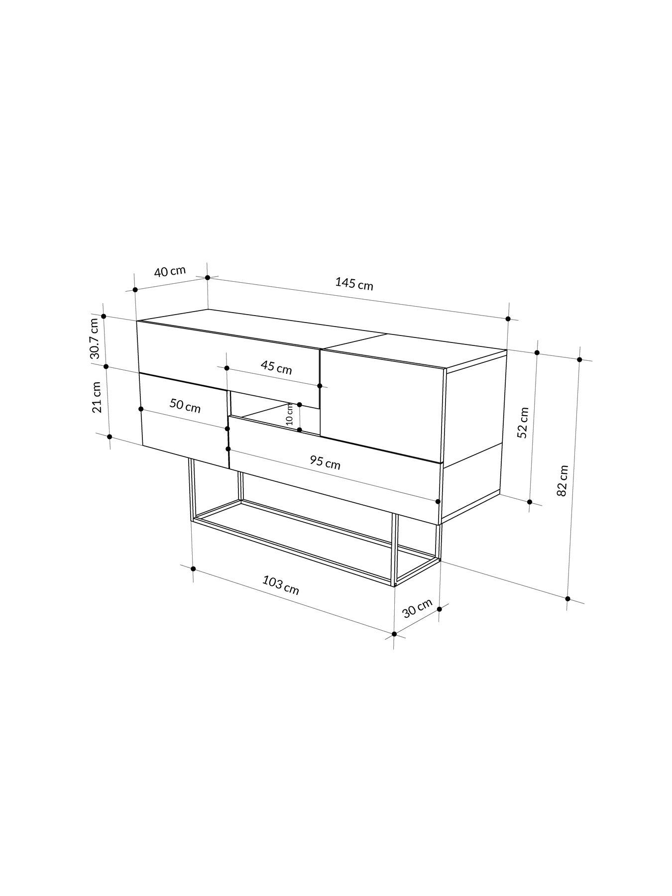  image of decortie-eros-sideboard-mocha